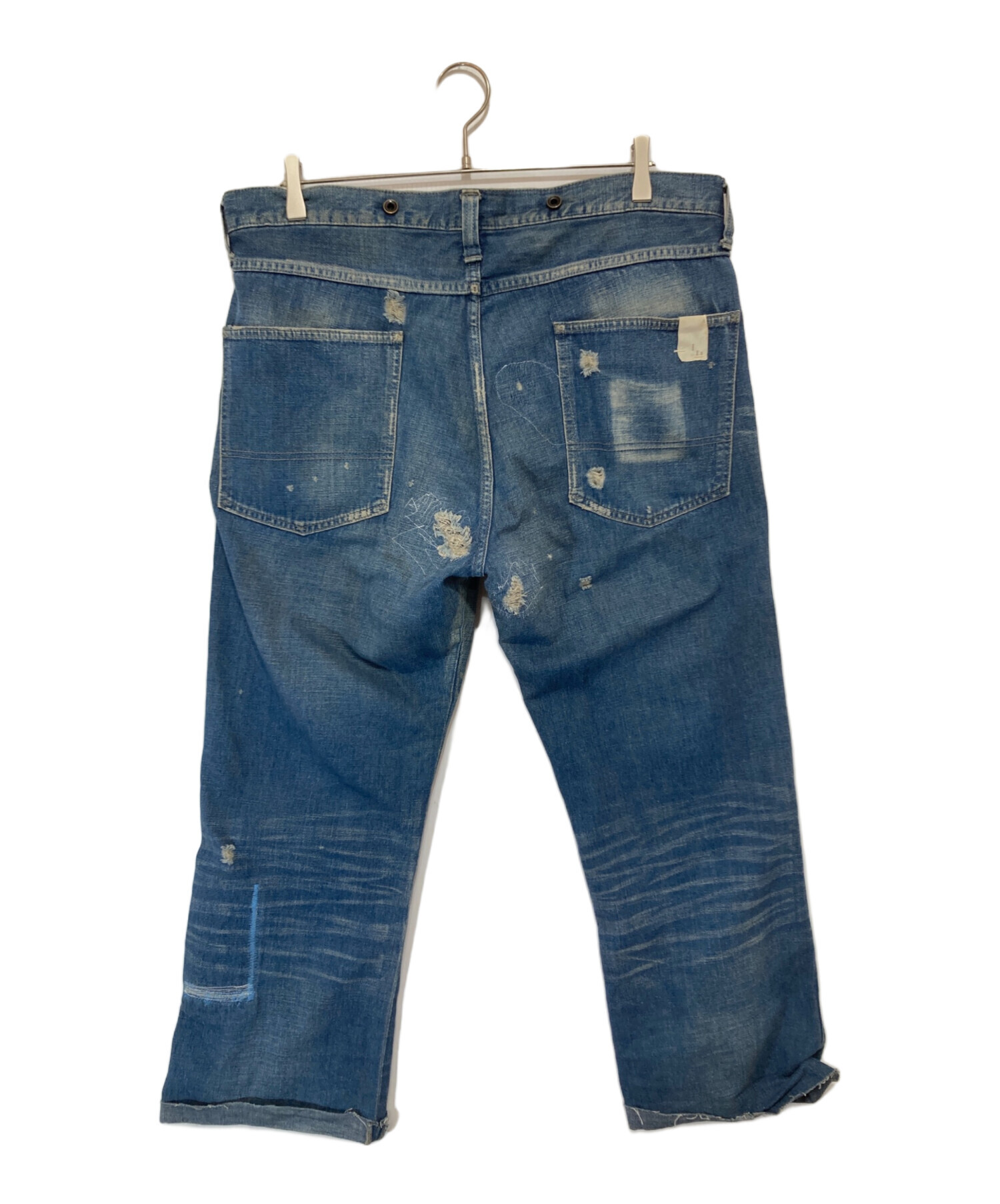 エヌハリ×Lee ダメージ加工デニム 中古・古着通販】N.HOOLYWOOD (エヌ ハリウッド) LEE (リー) 別注
