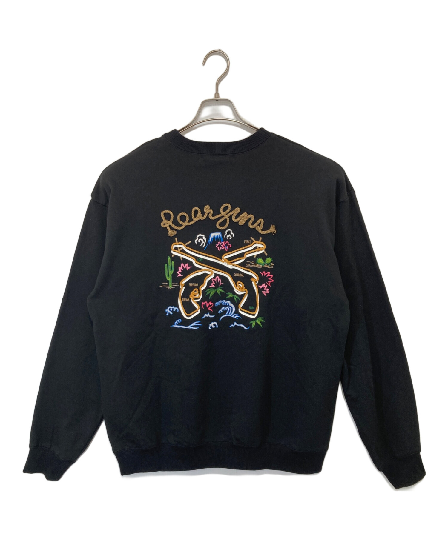 FR2 - #FR2 ROARGUNS Tシャツ 総柄 うさぎ L 黒 カットソー 半袖の通販 
