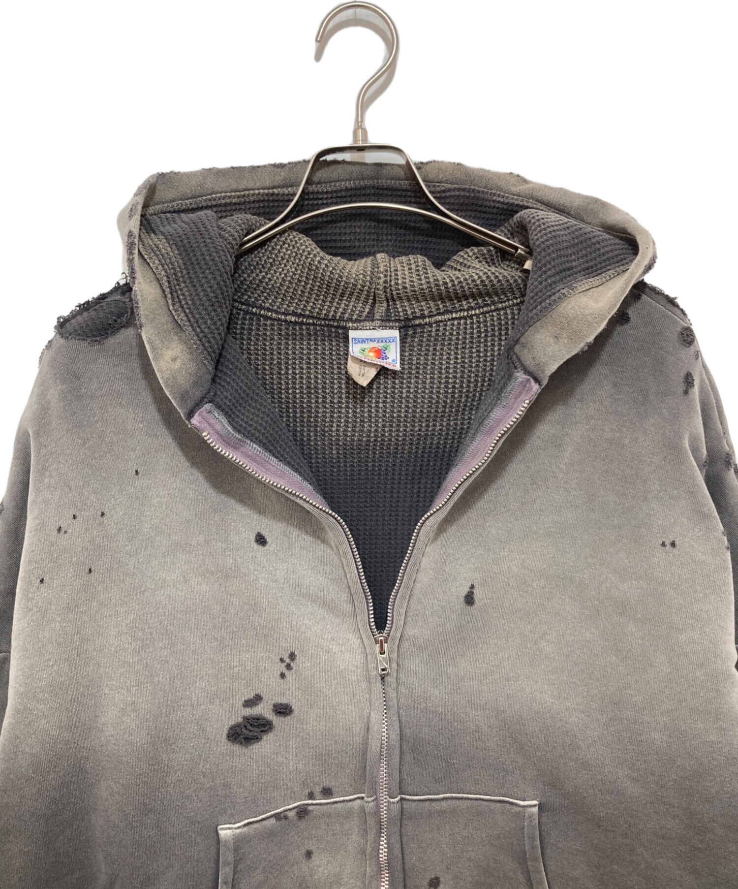 中古・古着通販】SAINT MICHAEL (セントマイケル) DBL FC ZIP HOODIE