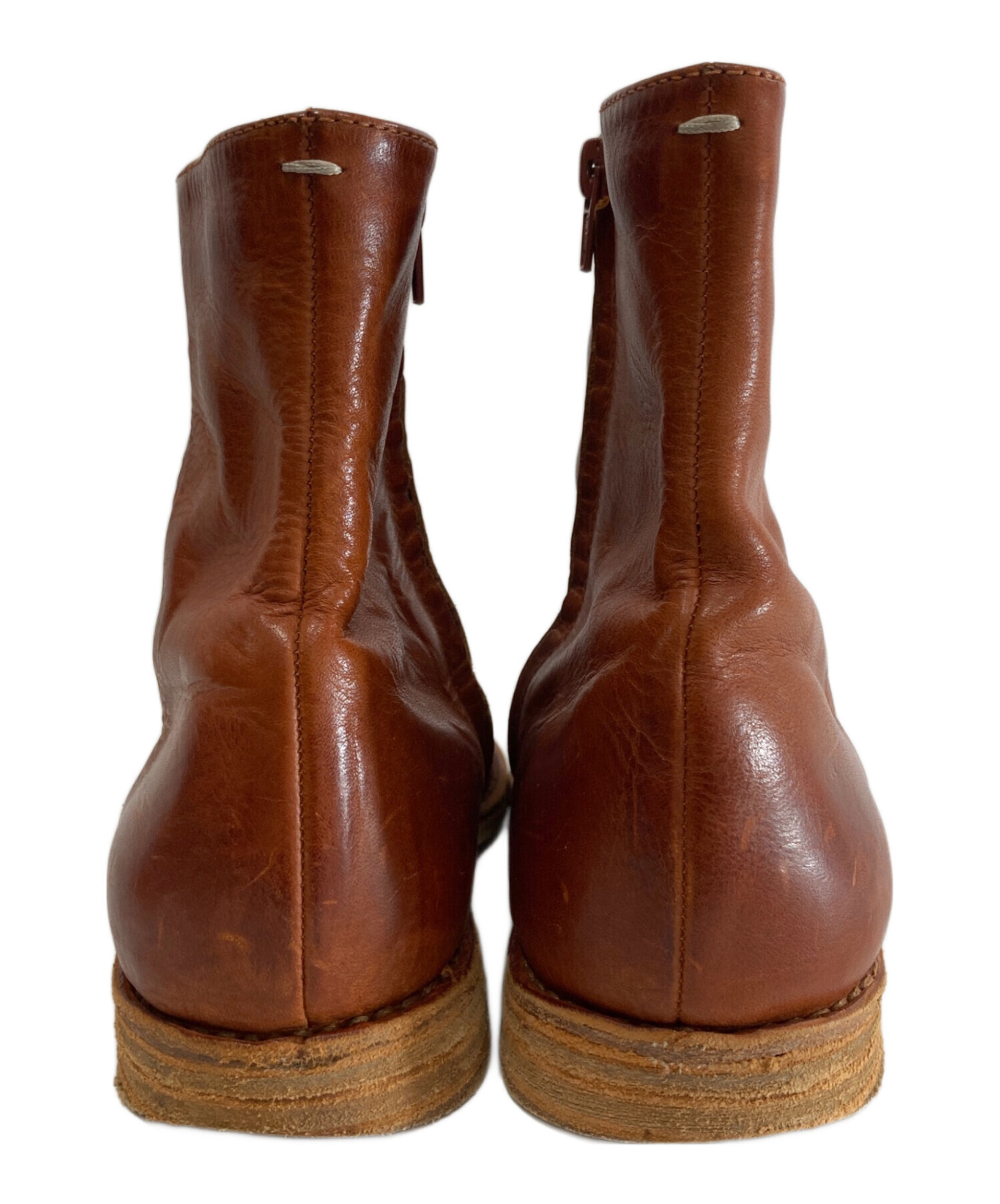 ヴィンテージ マルタンマルジェラ ブラウンブーツ 41箱あり 中古・古着通販】Maison Martin Margiela (メゾンマルタンマルジェラ