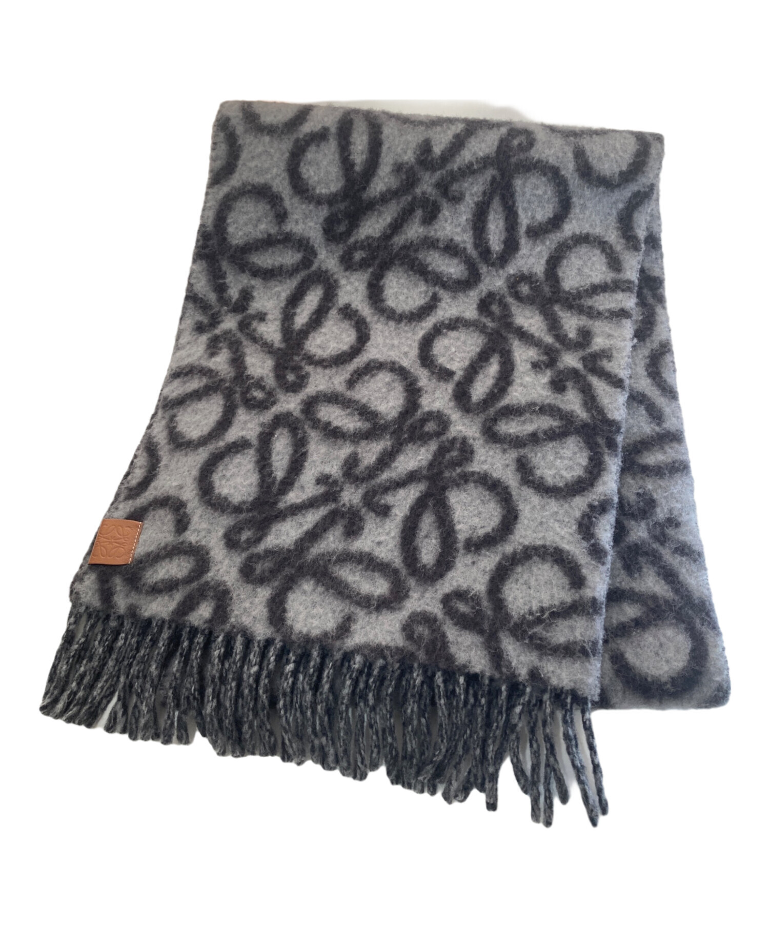 中古・古着通販】LOEWE (ロエベ) アナグラム リバ―シブルスカーフ