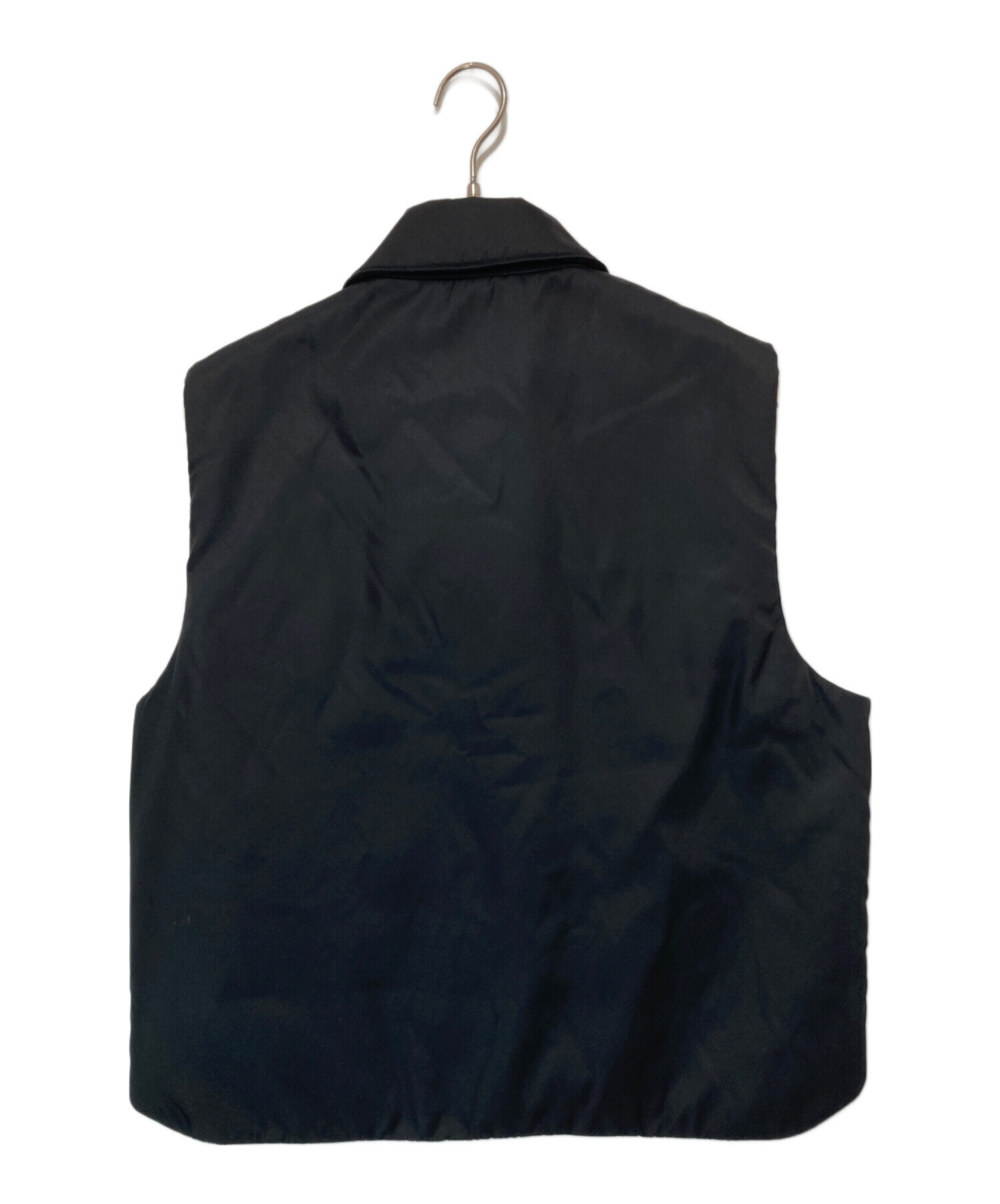 中古・古着通販】PRADA (プラダ) Nylon Padded Vest 三角プレート 中綿