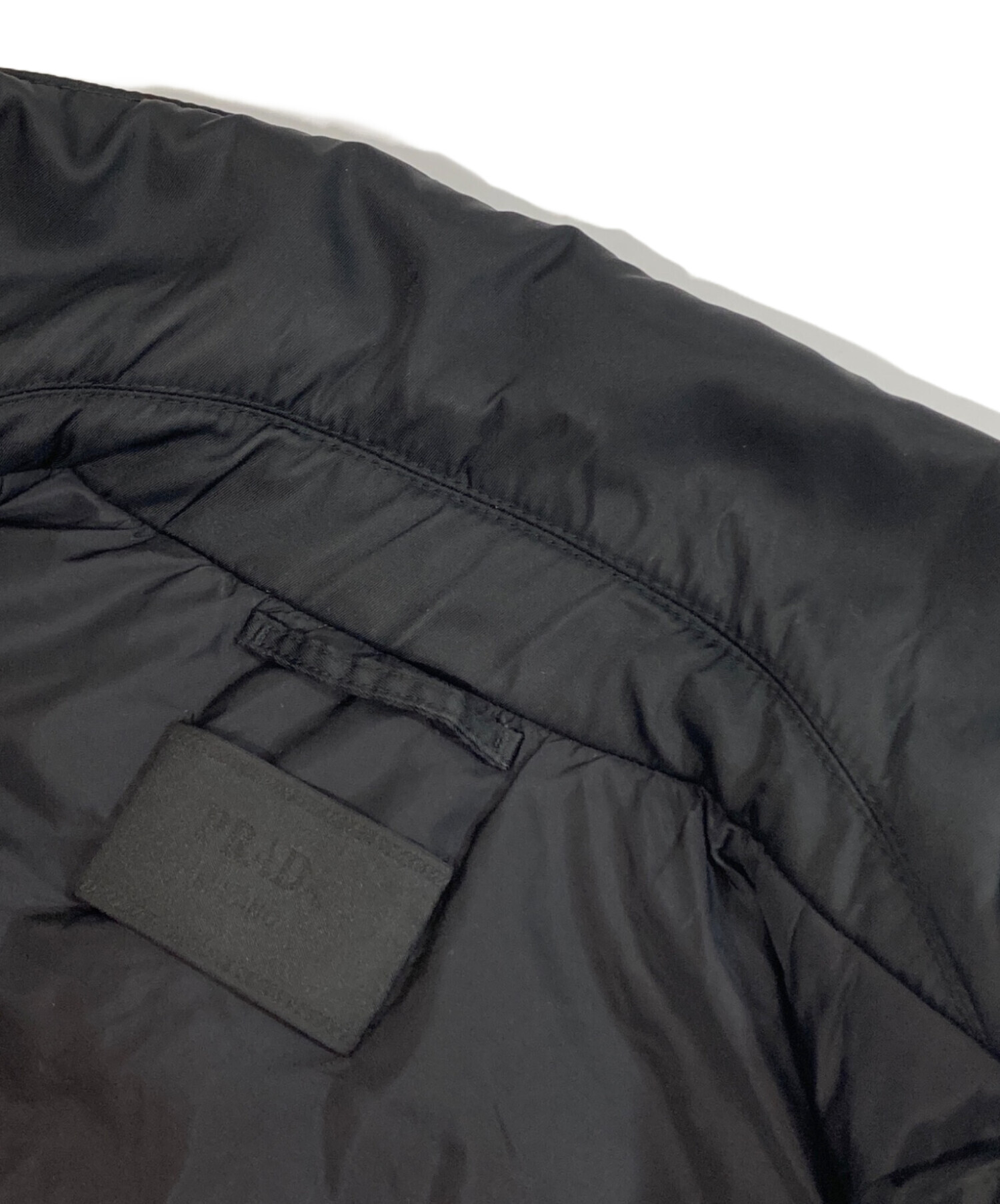 中古・古着通販】PRADA (プラダ) Nylon Padded Vest 三角プレート 中綿