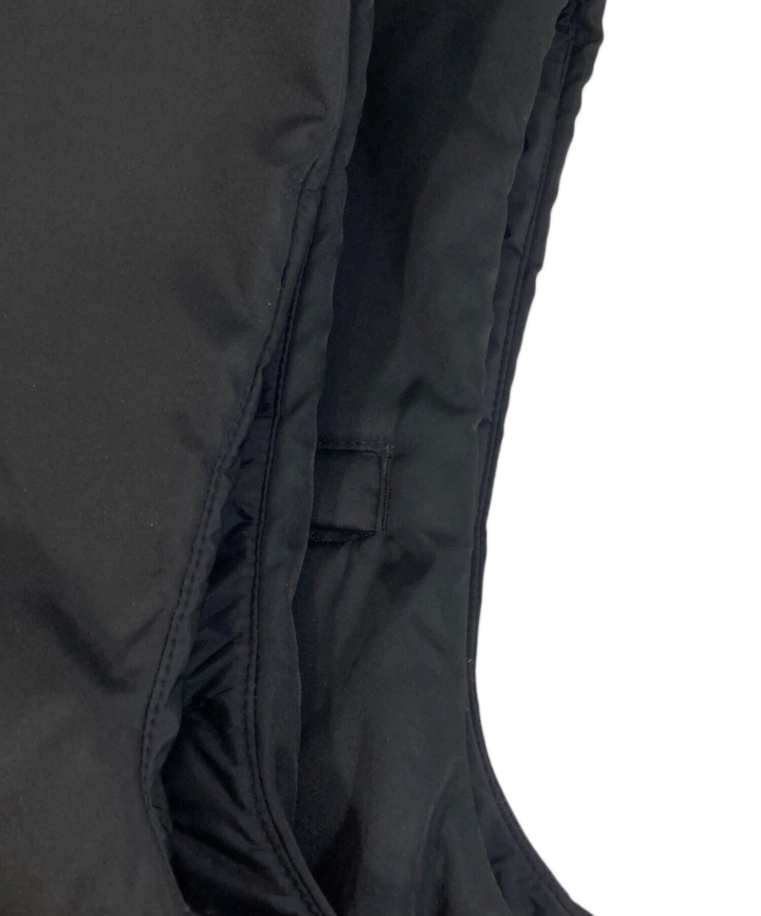 中古・古着通販】PRADA (プラダ) Nylon Padded Vest 三角プレート 中綿 