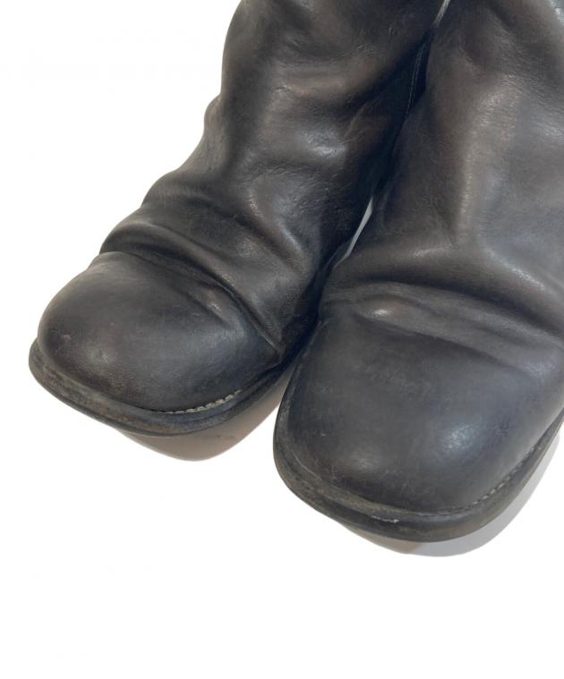 中古・古着通販】GUIDI (グイディ) 988 バックジップブーツ ブラック