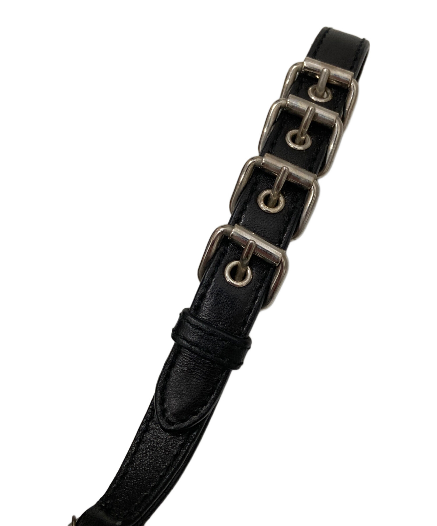 中古・古着通販】MIU MIU (ミュウミュウ) レザープリーツクラッチ