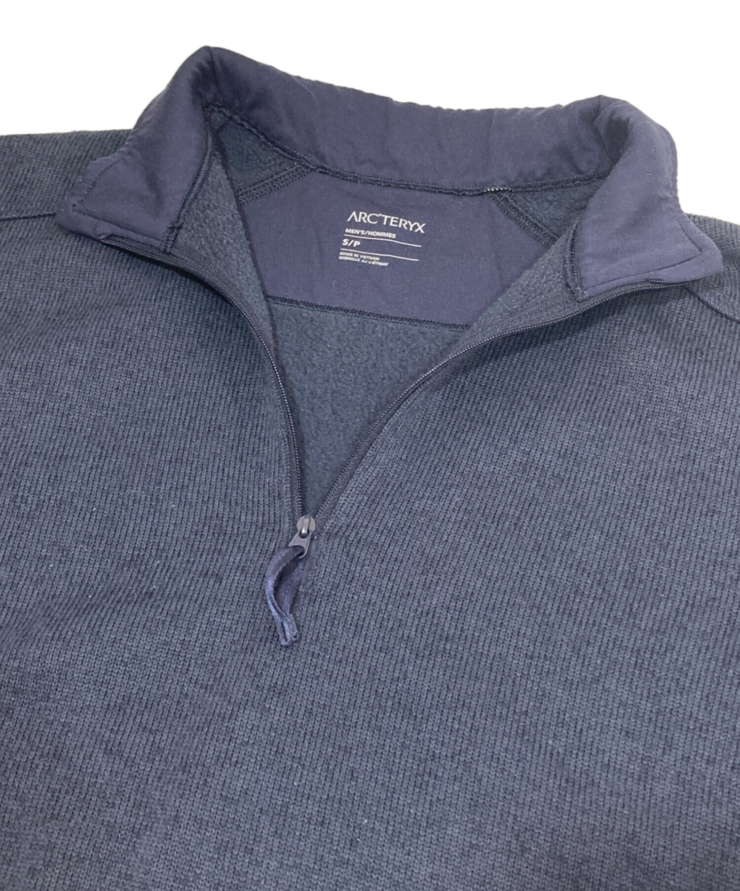 美品 ARC'TERYX ハーフジップ フリース ネイビー S 中古・古着通販】ARC'TERYX (アークテリクス) Covert 1/2 Zip ハーフ