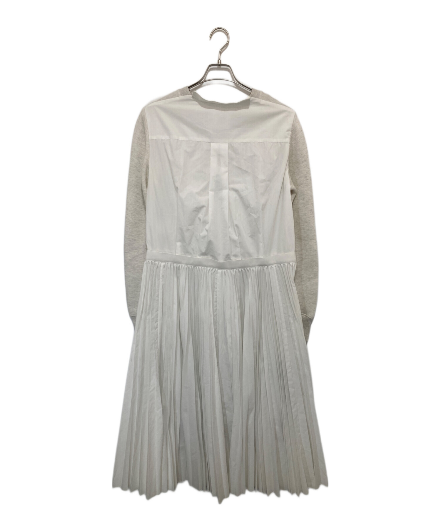 中古・古着通販】sacai (サカイ) ドッキングプリーツシャツワンピース
