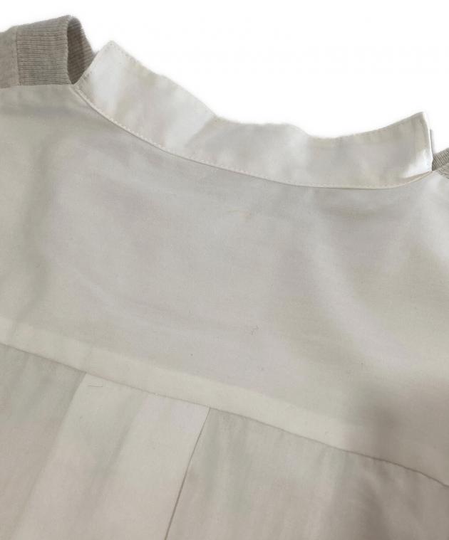 中古・古着通販】sacai (サカイ) ドッキングプリーツシャツワンピース