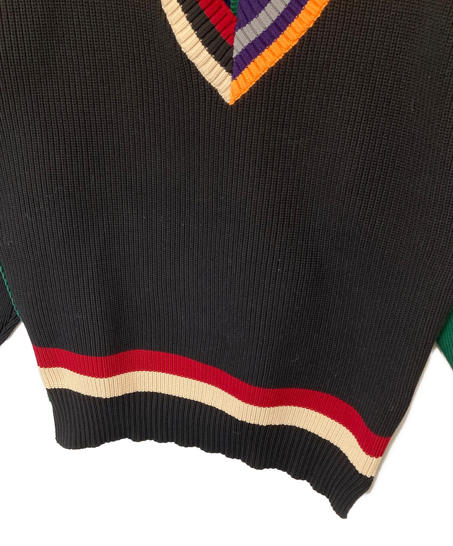 中古・古着通販】KOLOR (カラー) ESTER YARN KNIT DOCKING KNIT