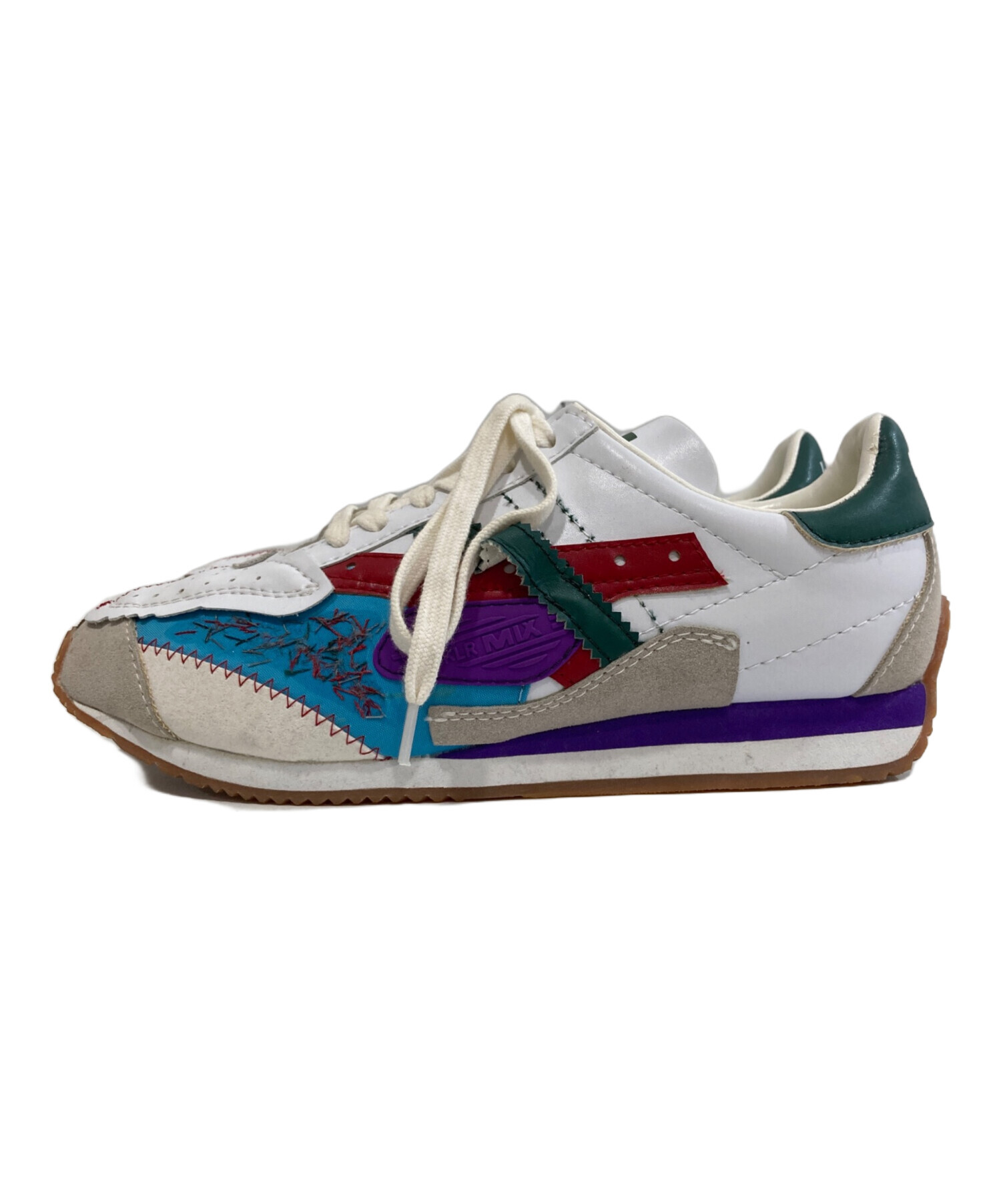 kolor パッチワークローカットスニーカー　カラー　メンズスニーカー　26.5 中古・古着通販】KOLOR (カラー) 再構築 パッチワーク ドッキング