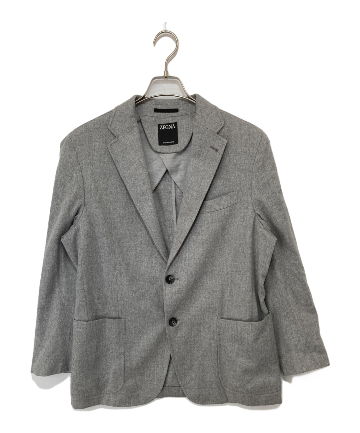 中古・古着通販】ZEGNA (ゼニア) グレーメランジュ Oasi Cashmere 2B