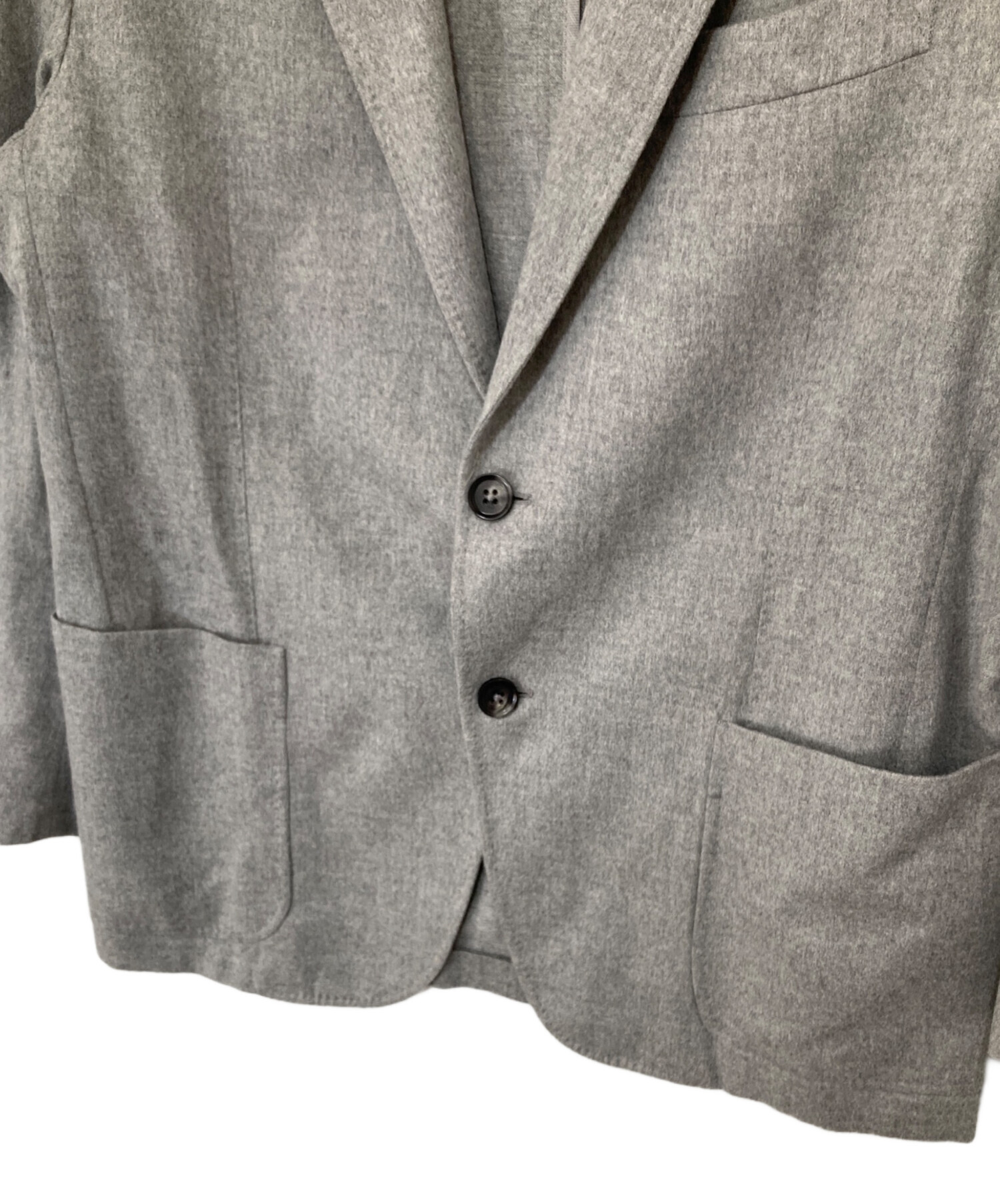 中古・古着通販】ZEGNA (ゼニア) グレーメランジュ Oasi Cashmere 2B