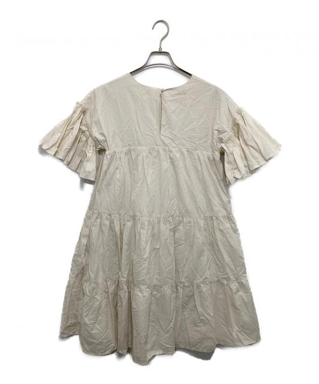 ルクルク様　Merlette ティアードワンピース 中古・古着通販】merlette (マーレット) JUANA プリーツスリーブ
