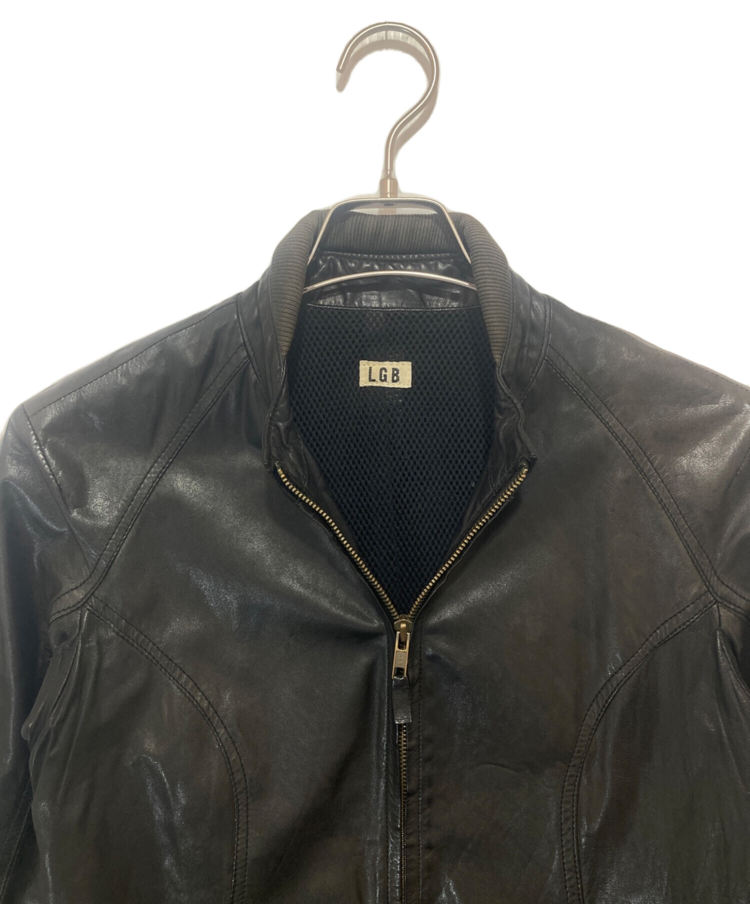 中古・古着通販】L.G.B (ルグランブルー) レザーライダースジャケット