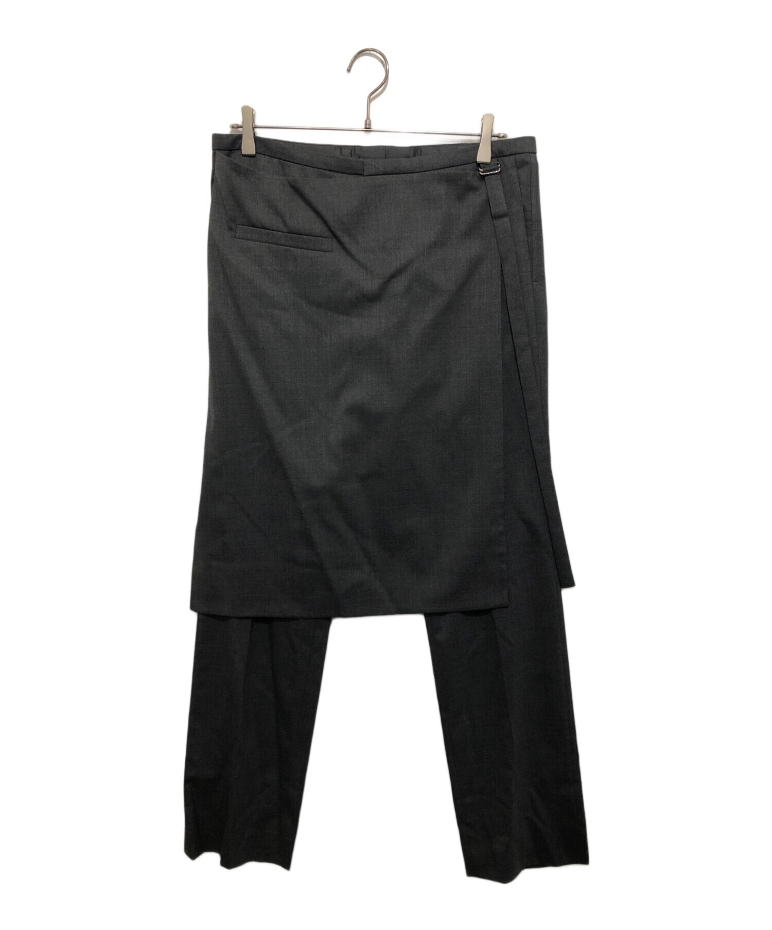 中古・古着通販】courreges (クレージュ) オーバースカートウール 