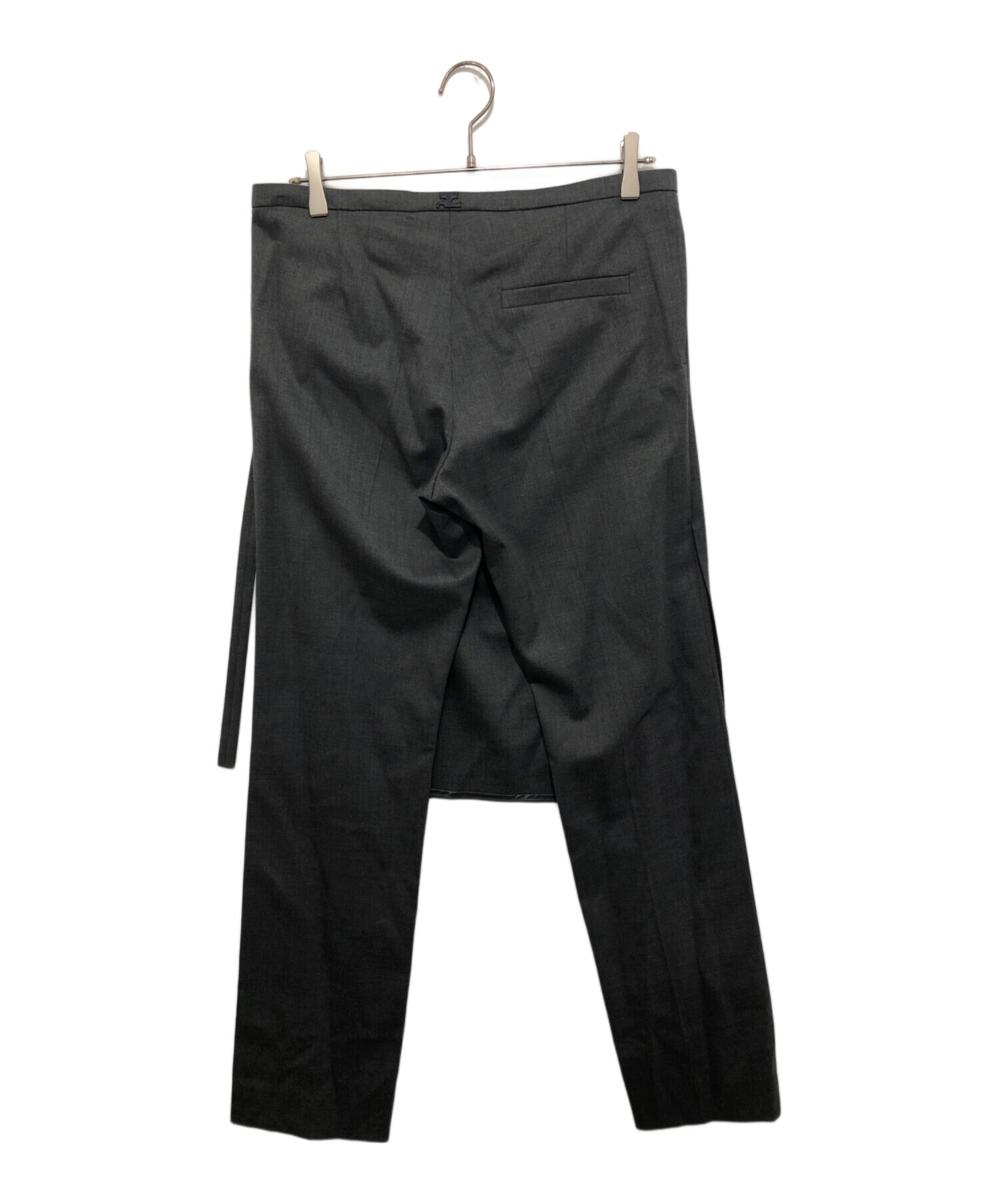 中古・古着通販】courreges (クレージュ) オーバースカートウール 