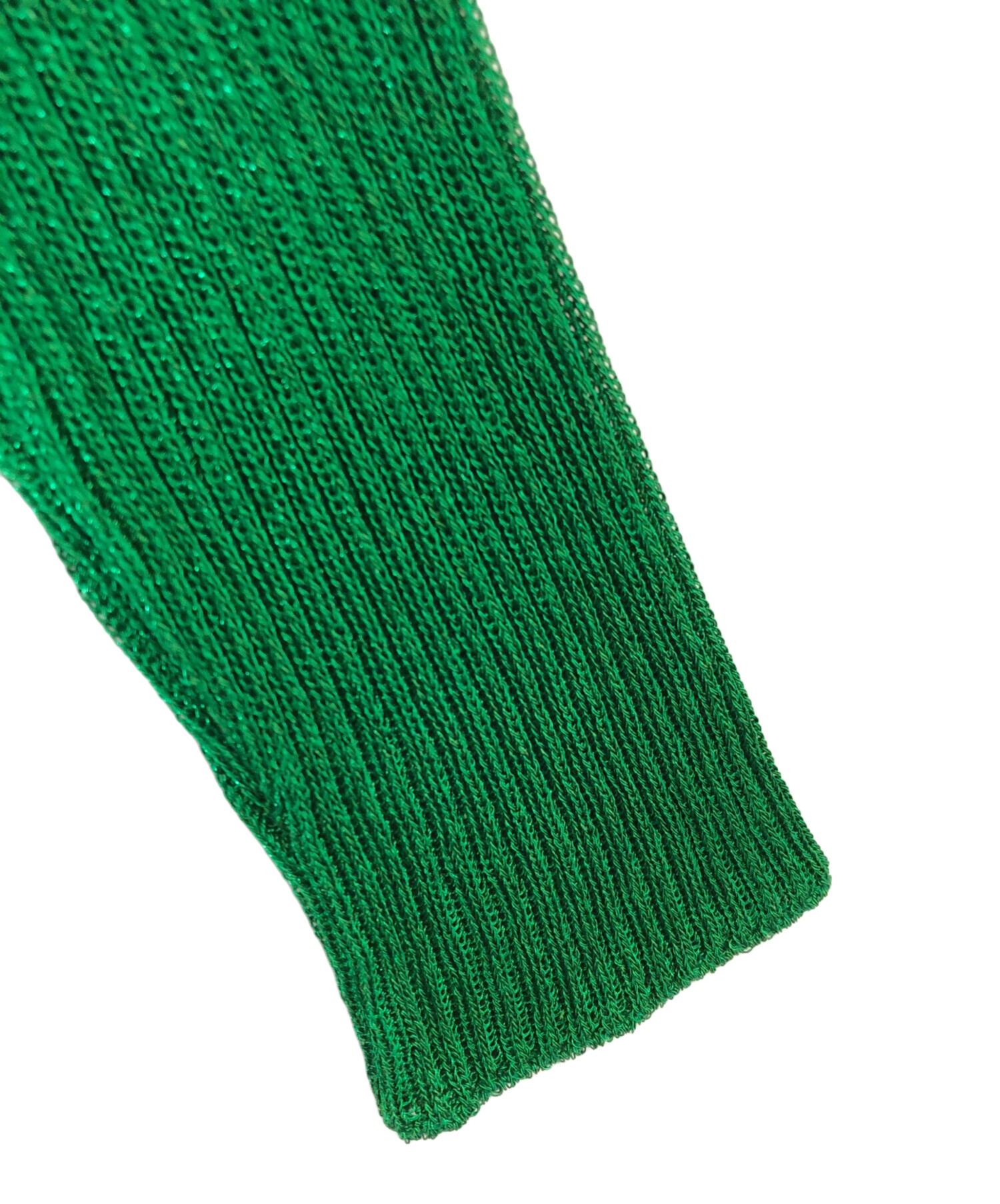 中古・古着通販】BALENCIAGA (バレンシアガ) Glitter Lamé Rib Knit 