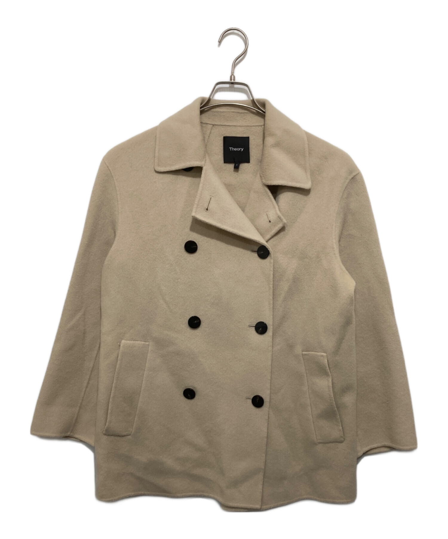 中古・古着通販】theory (セオリー) カシミヤ混ダブルブレストPコート