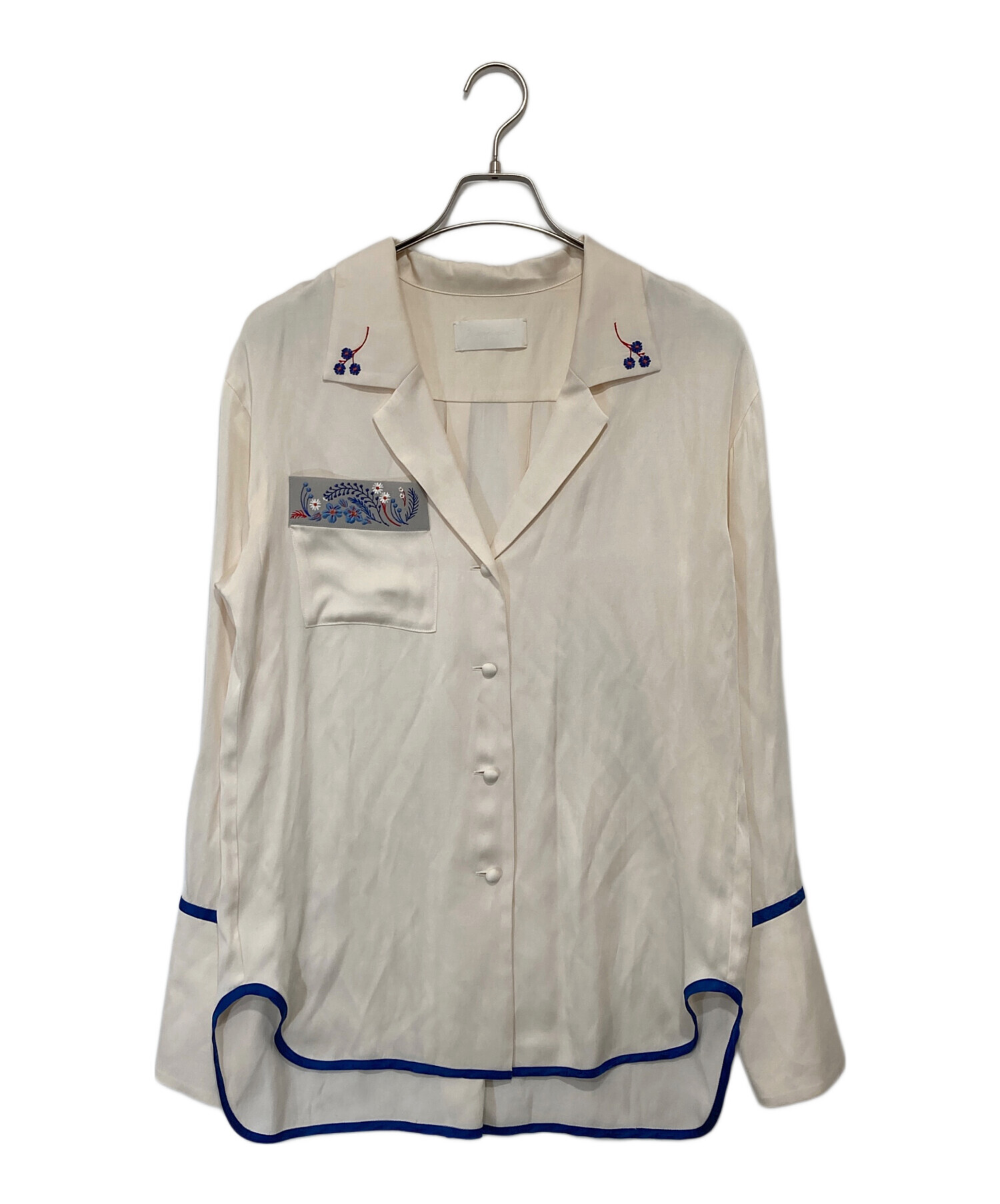 中古・古着通販】Mame Kurogouchi (マメクロゴウチ) 襟刺繍ロング