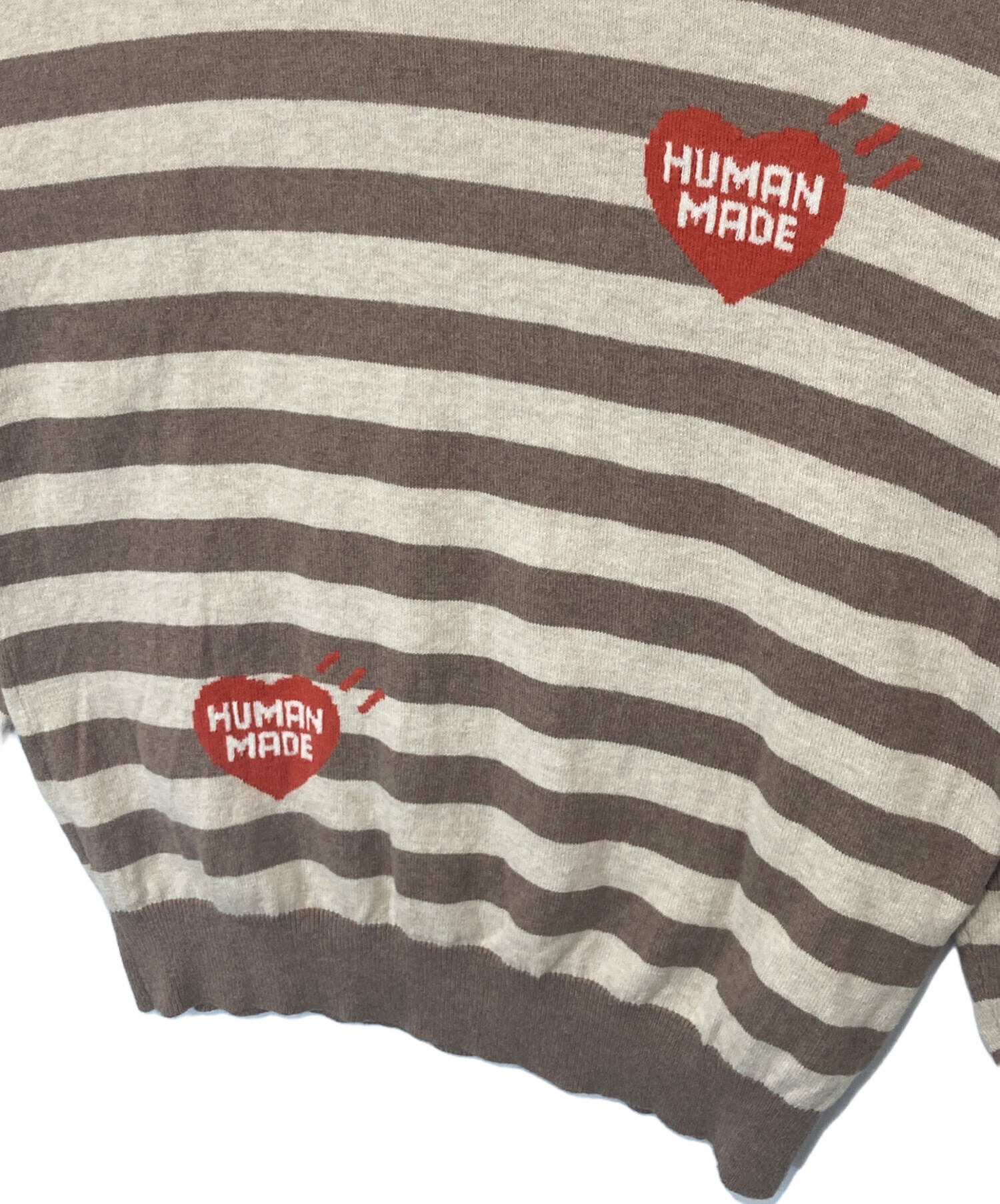 中古・古着通販】HUMAN MADE (ヒューマンメイド) STRIPED L/S KNIT 