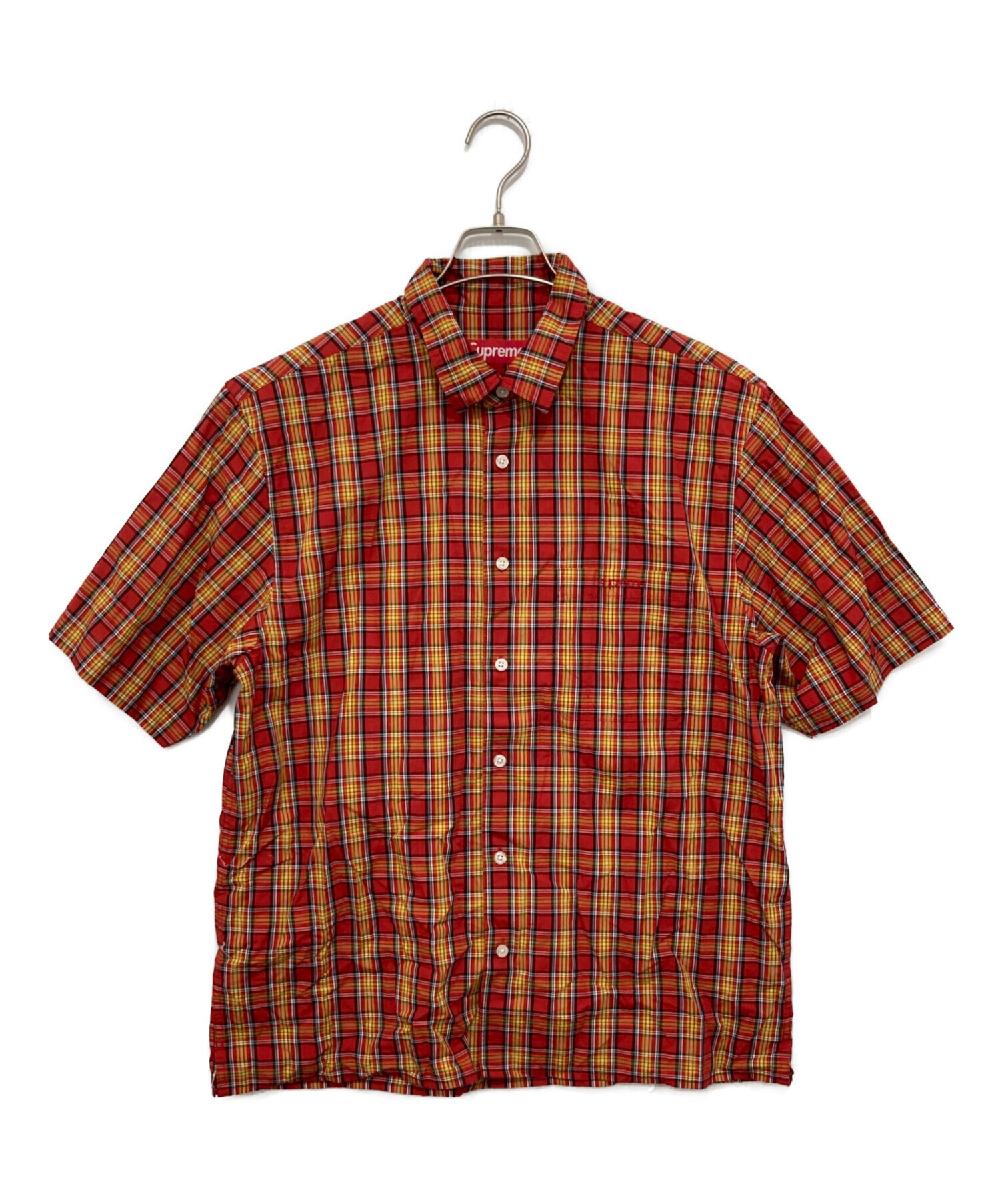 Supreme Mini Plaid S/S Shirt M サイズ 中古・古着通販】SUPREME (シュプリーム) 25SS Mini Plaid S／S Shirt