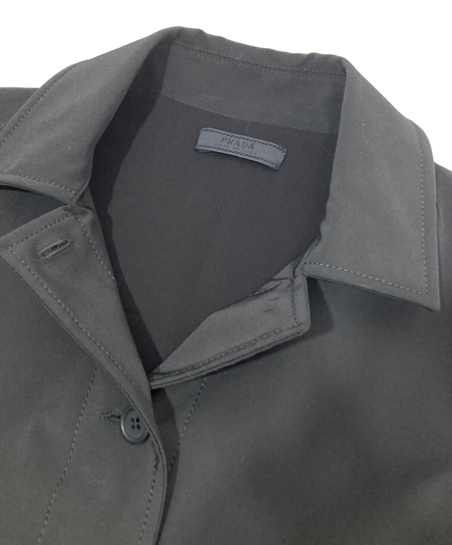 中古・古着通販】PRADA (プラダ) ストレッチワンピース 半袖ワンピース