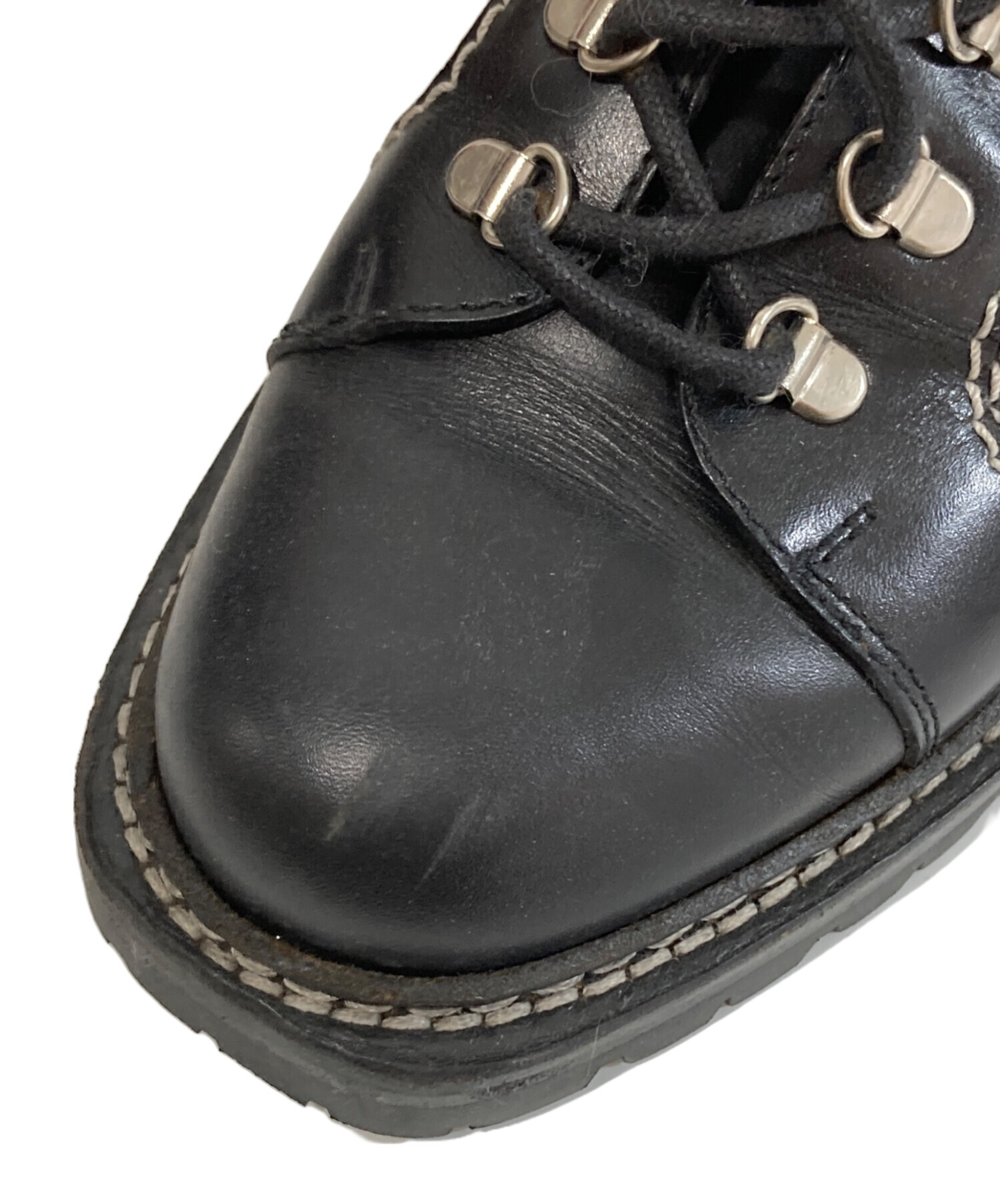 中古・古着通販】GUCCI (グッチ) レザートレッキングブーツ LEATHER
