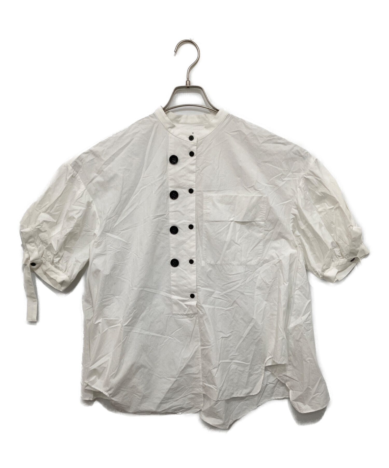 中古・古着通販】ENFOLD (エンフォルド) WAVE-HEM SHIRT/ウェーブヘム