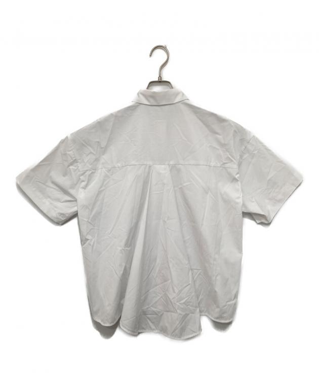 ENFOLD ホワイトシャツ サイズ38 中古・古着通販】ENFOLD (エンフォルド) SQUARE SHIRT/スクエアシャツ