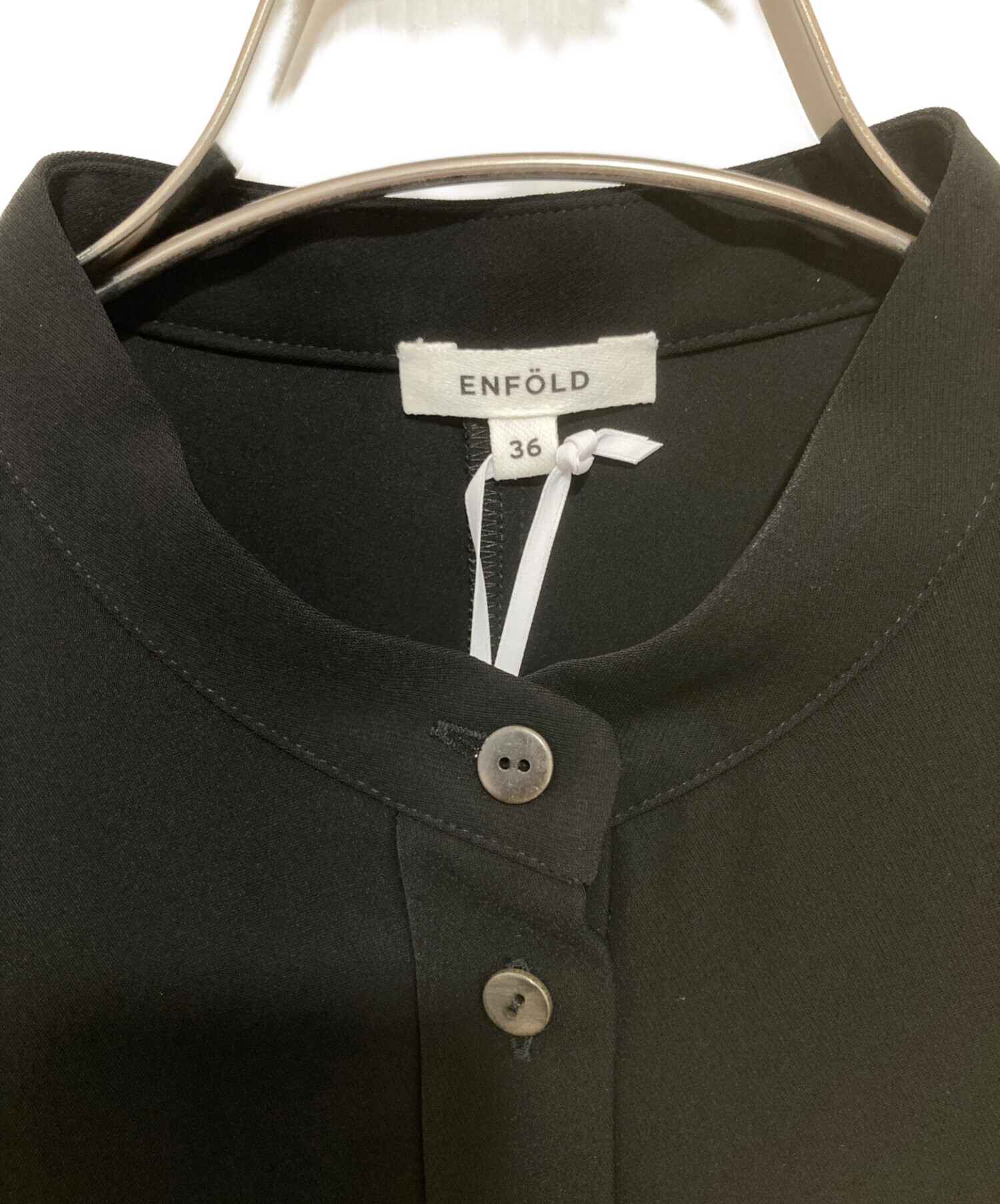 中古・古着通販】ENFOLD (エンフォルド) ASYMMETRY PLEATS DRESS