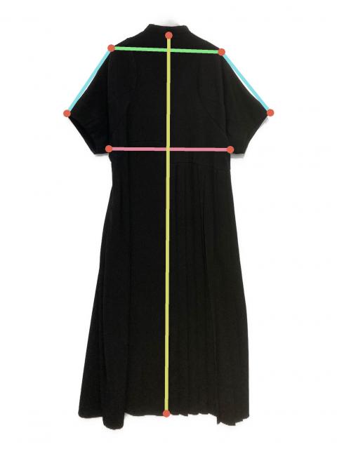 中古・古着通販】ENFOLD (エンフォルド) ASYMMETRY PLEATS DRESS