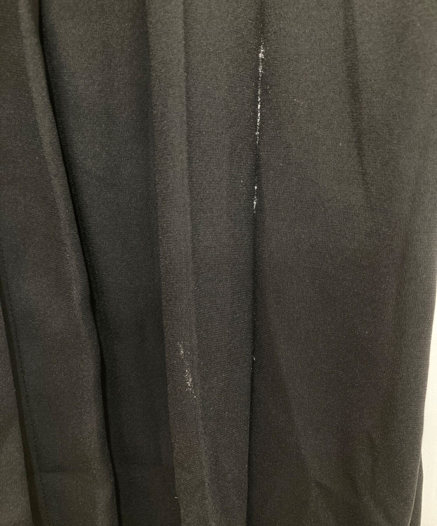 中古・古着通販】ENFOLD (エンフォルド) PLEATS VEST ブラック サイズ