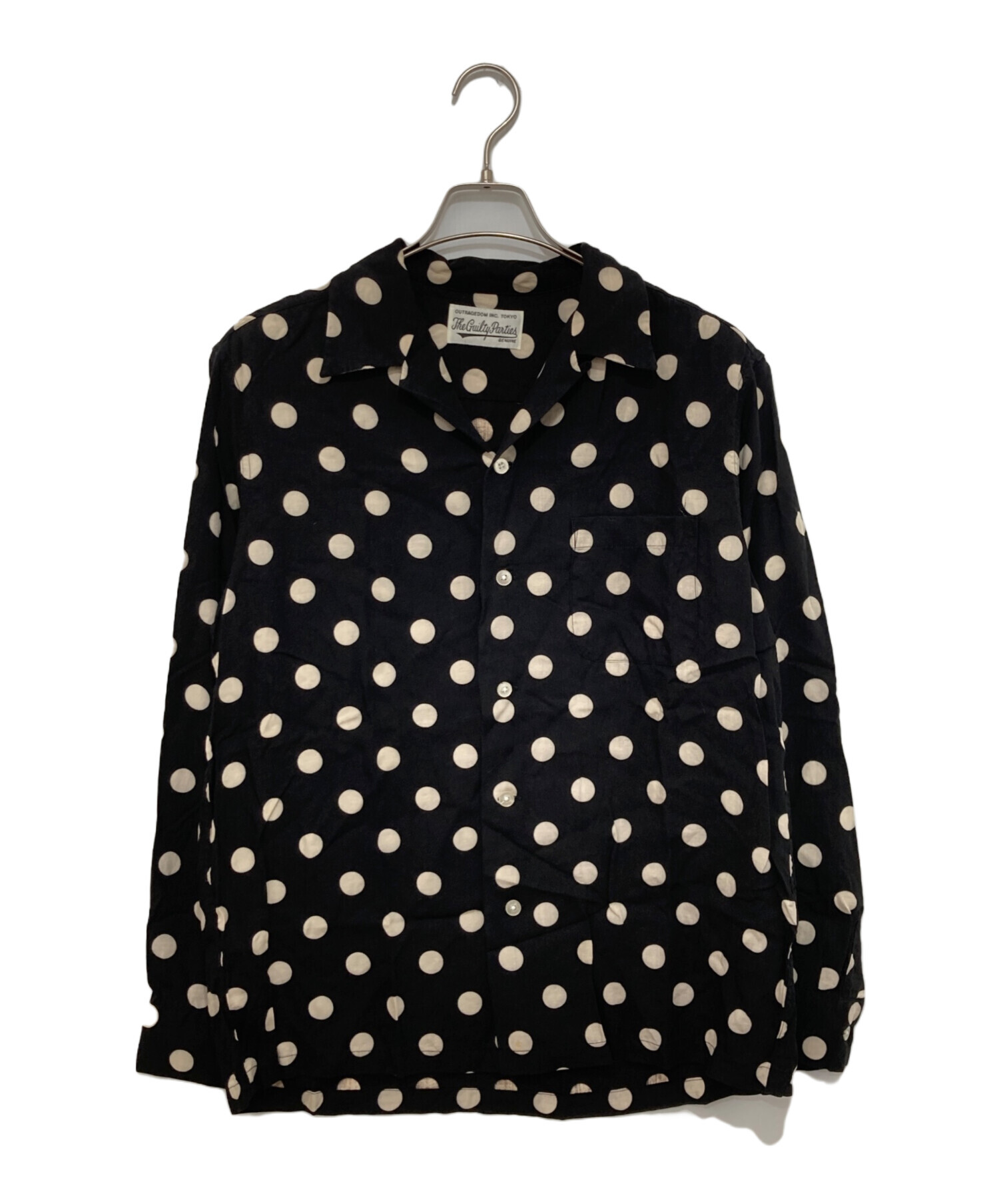 中古・古着通販】WACKO MARIA (ワコマリア) DOTS OPEN COLLAR SHIRT 