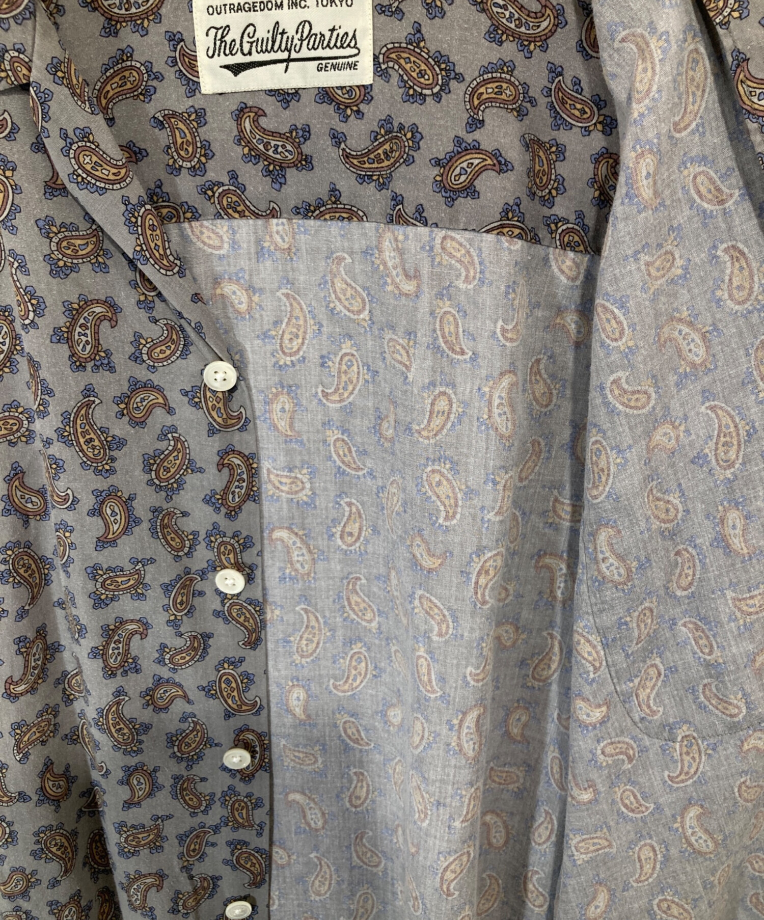 中古・古着通販】WACKO MARIA (ワコマリア) Paisley Open collar Short 