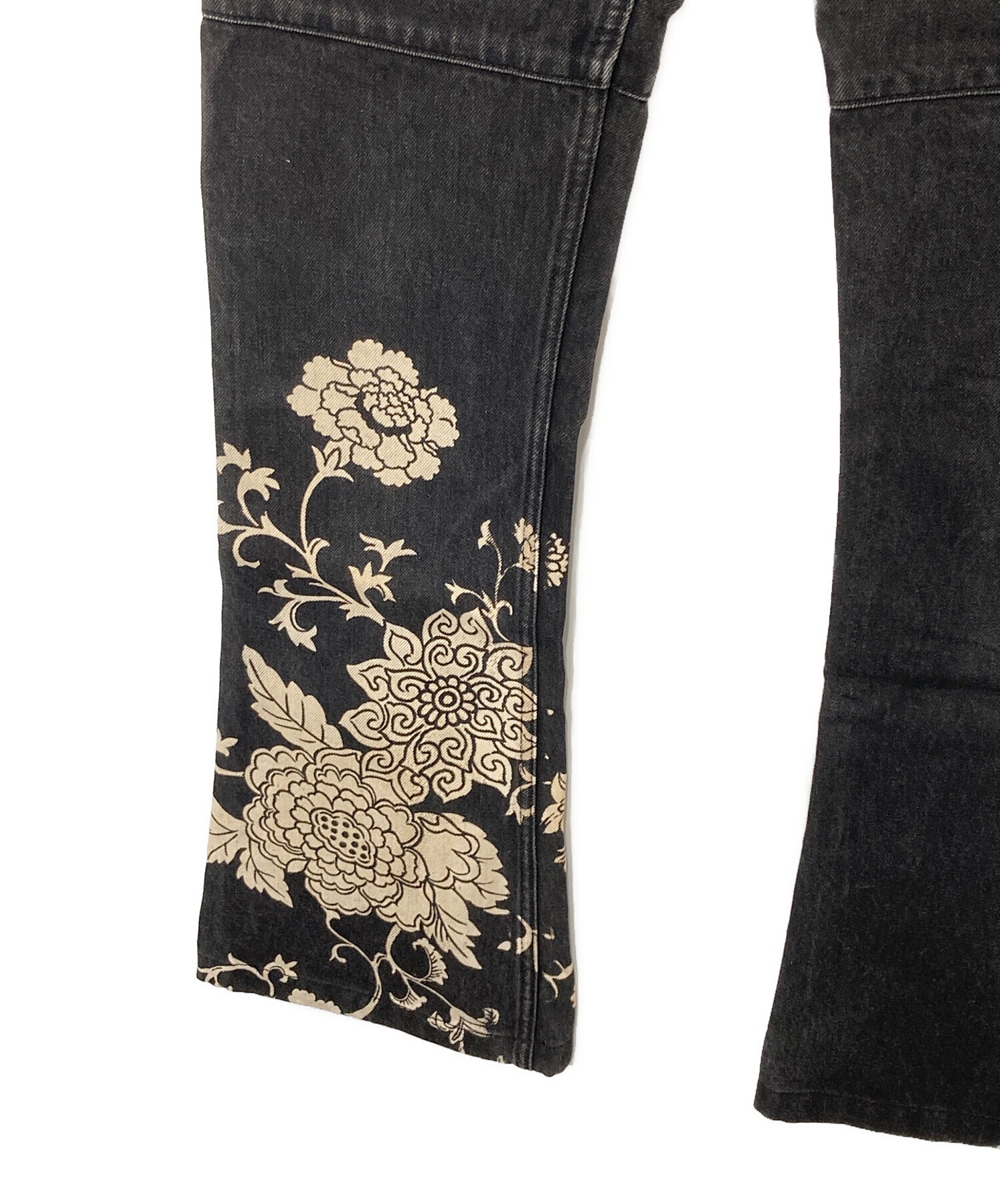 中古・古着通販】L.G.B (ルグランブルー) 花柄プリントフレアデニム