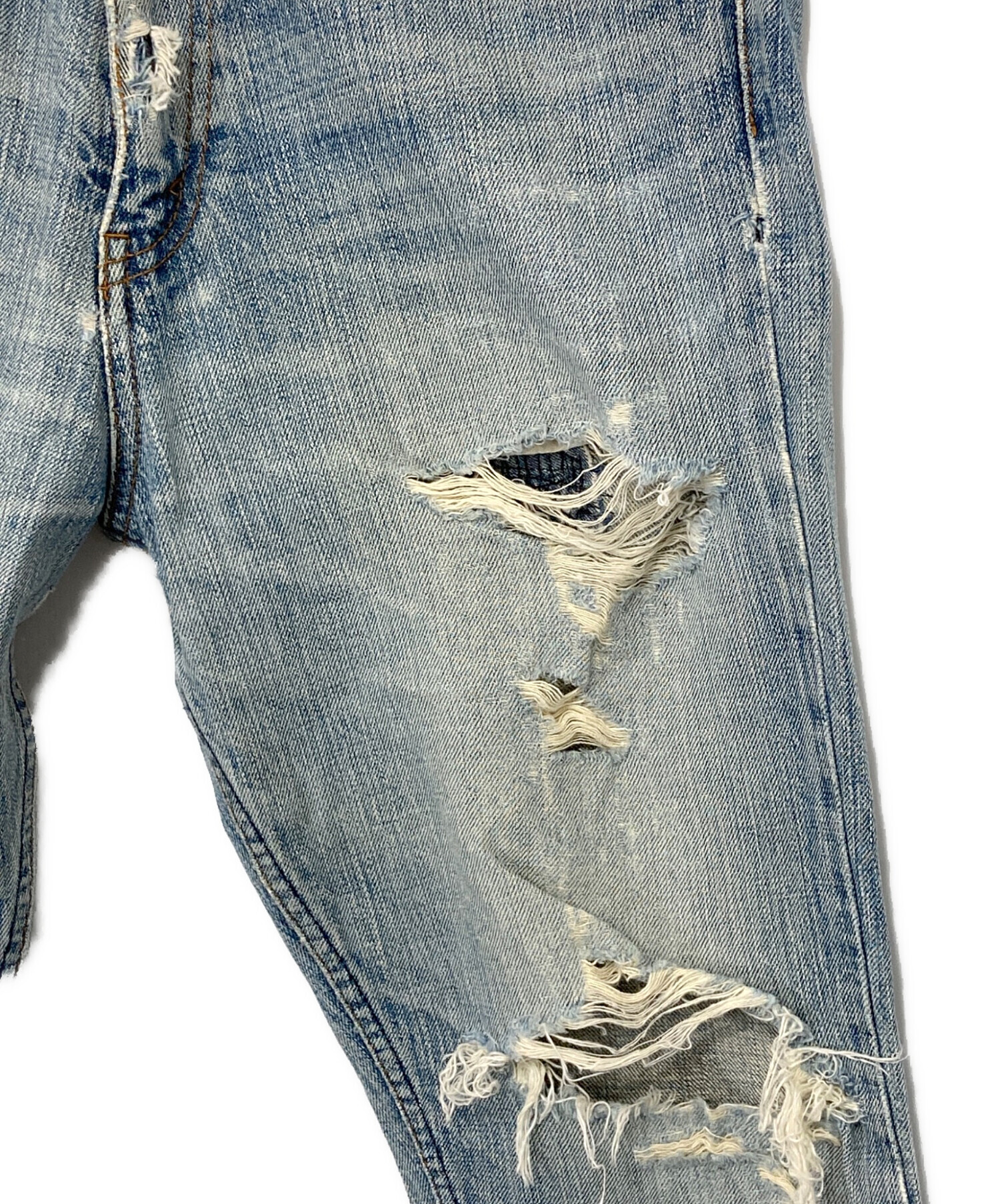 中古・古着通販】L.G.B (ルグランブルー) DAMEGED FLARE DENIM PANTS