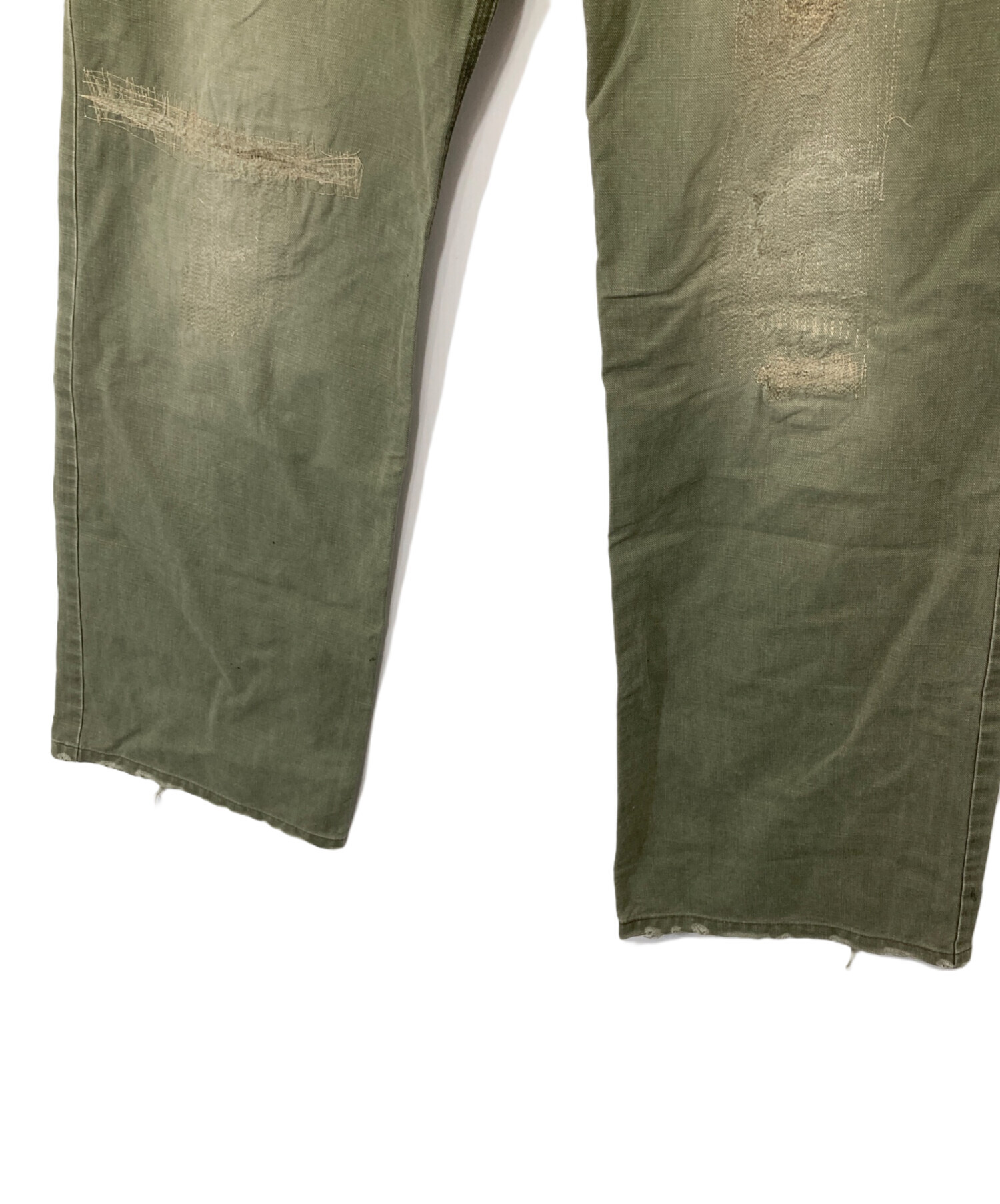 中古・古着通販】L.G.B (ルグランブルー) 切替ワイドデニムパンツ BEAR