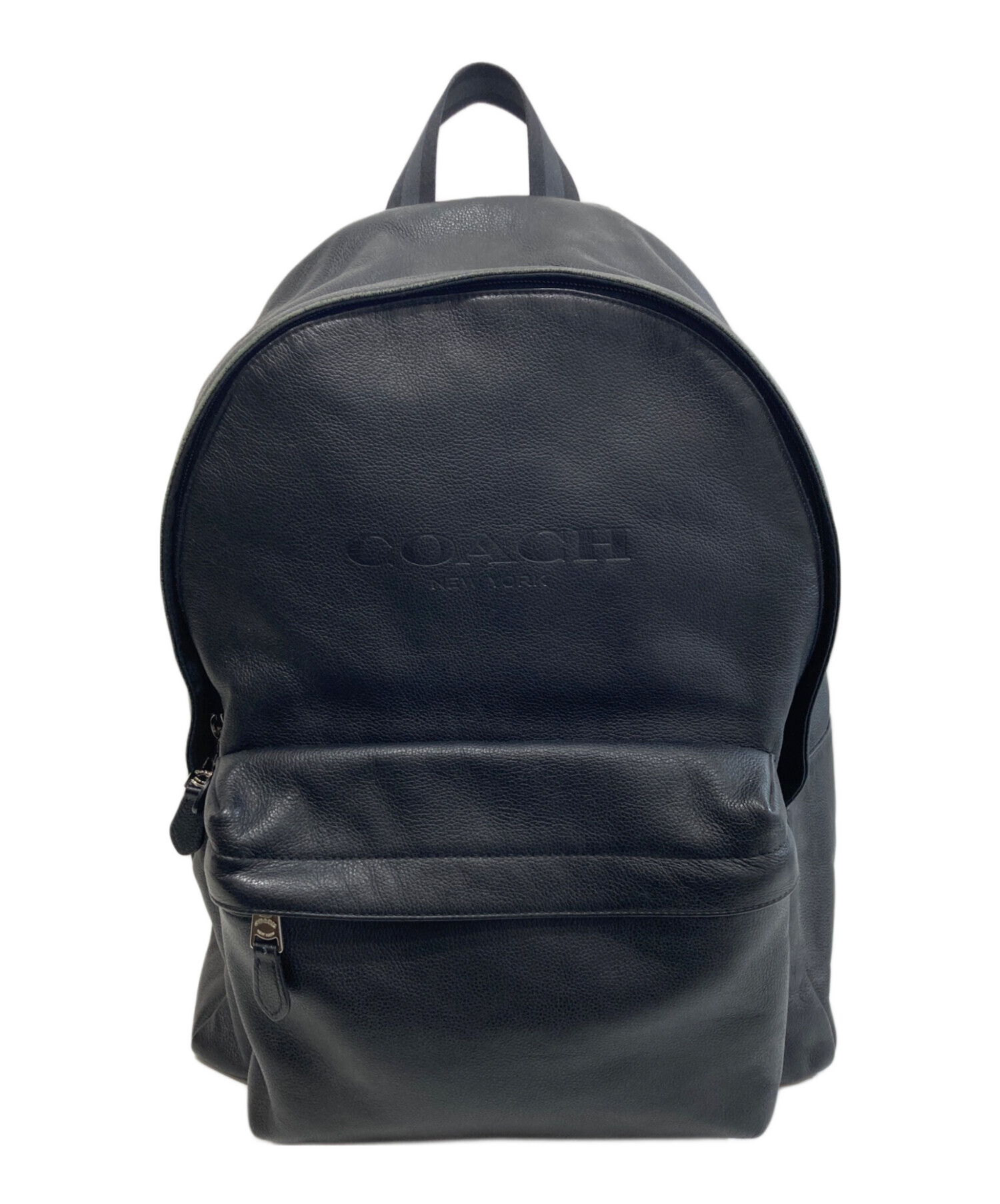 中古・古着通販】COACH (コーチ) Leather Campus Rucksack レザー 