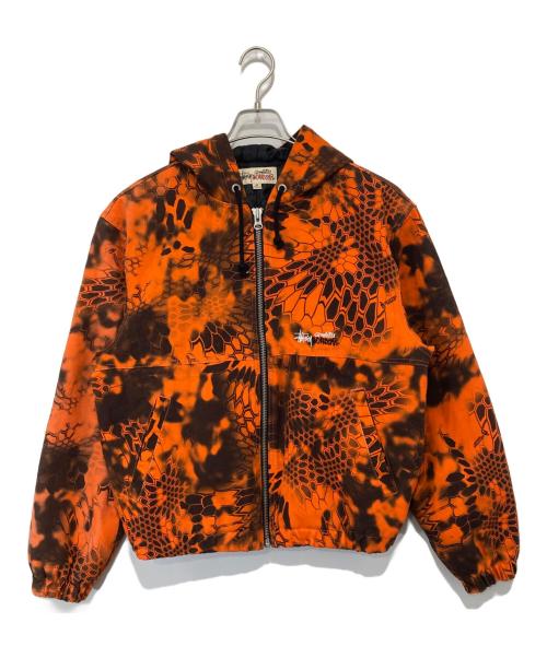CPB ワークジャケット 2XL オレンジ ブラック 反射テープ 3M 古着 中古・古着通販】stussy (ステューシー) Work Jacket Kryptek Camo