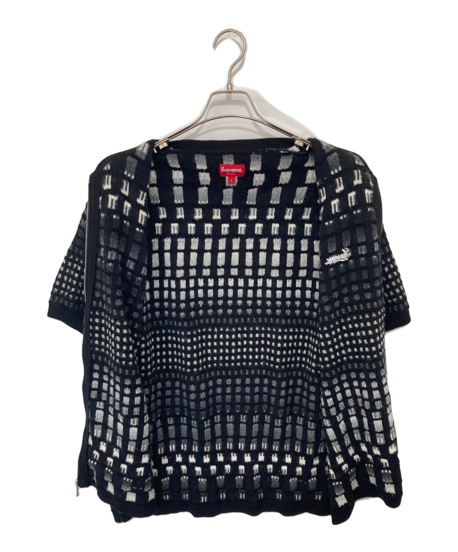 シュプリーム SUPREME 23SS GRADIENT GRID ZIP UP POLO ジップアップ