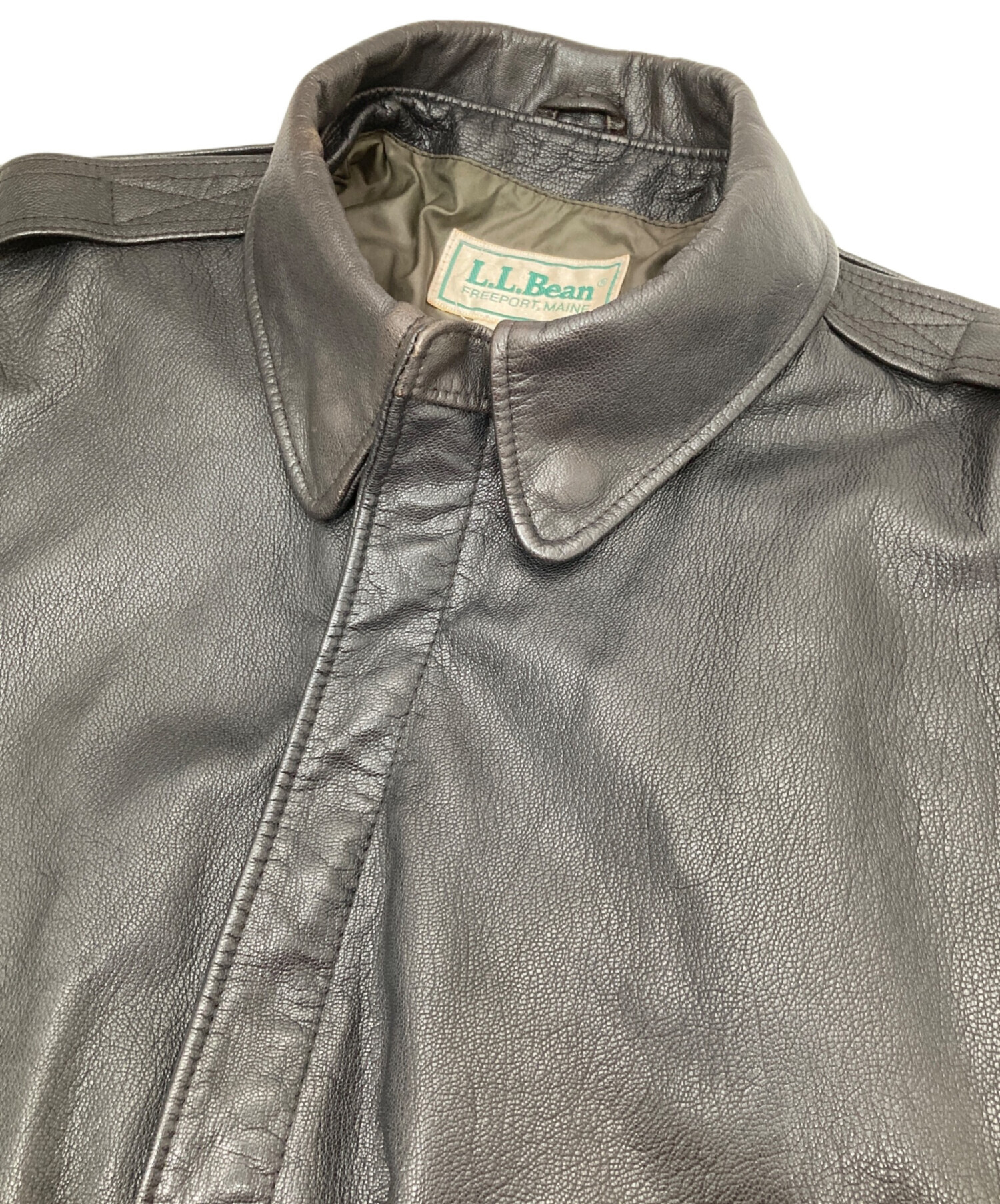 中古・古着通販】L.L.Bean (エルエルビーン) 80'S TYPE A-2 レザー