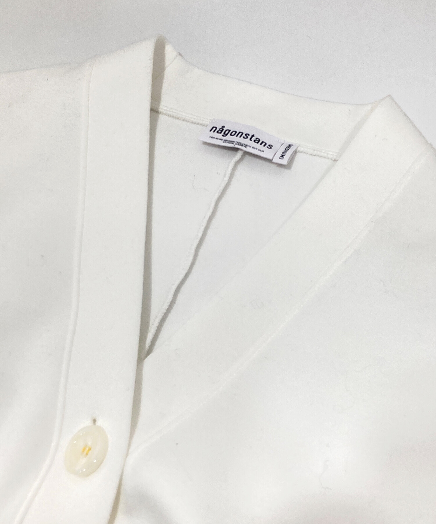 nagonstans カーブドレープカーディガン 中古・古着通販】nagonstans (ナゴンスタンス) curve drape cardigan