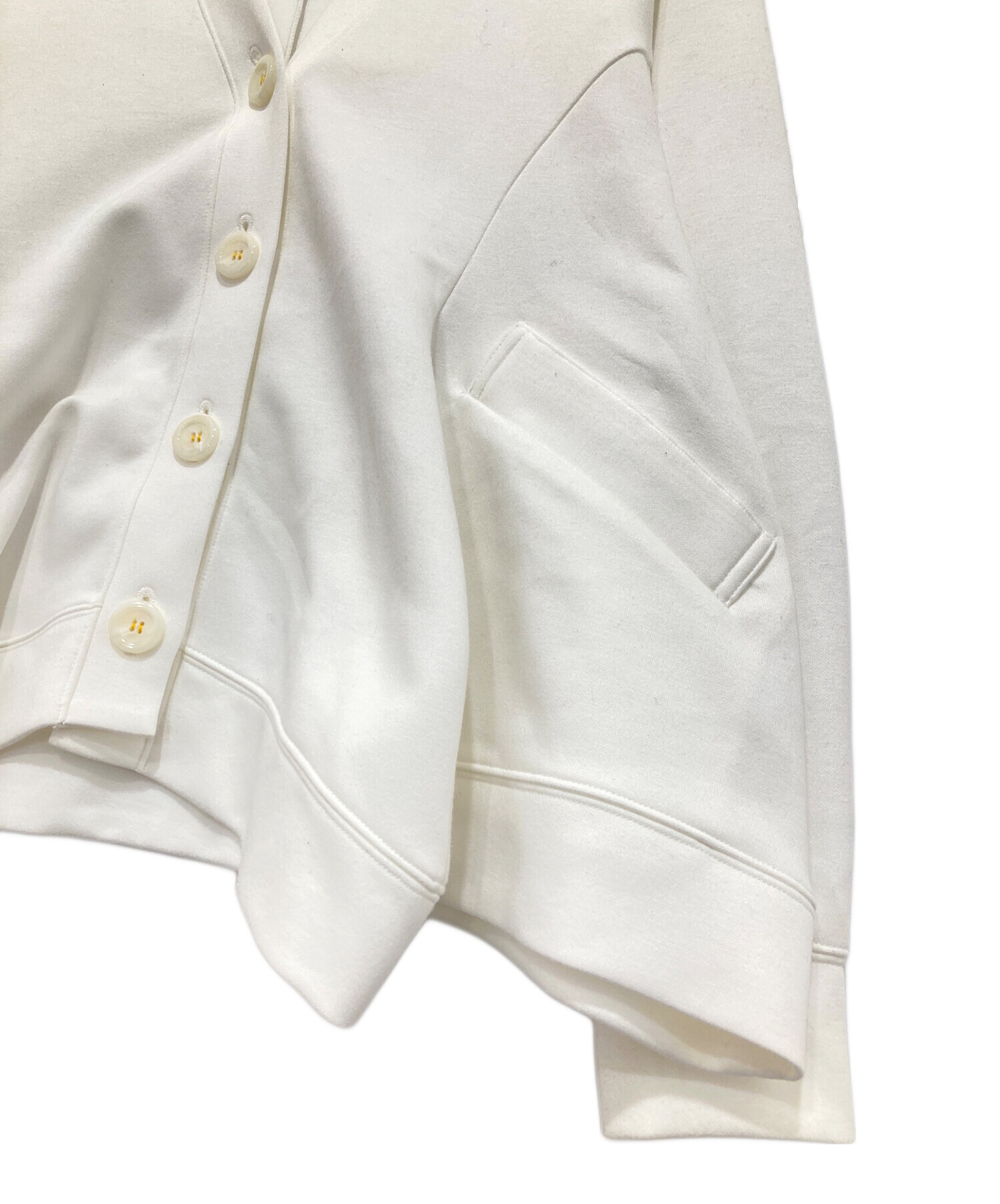 nagonstans カーブドレープカーディガン 中古・古着通販】nagonstans (ナゴンスタンス) curve drape cardigan