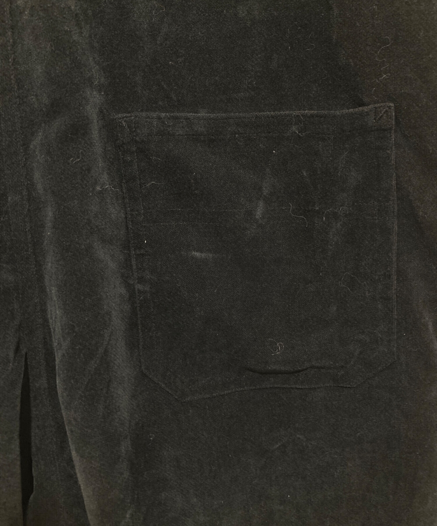 中古・古着通販】yori (ヨリ) ベルベットサロペット YR24-25126AW