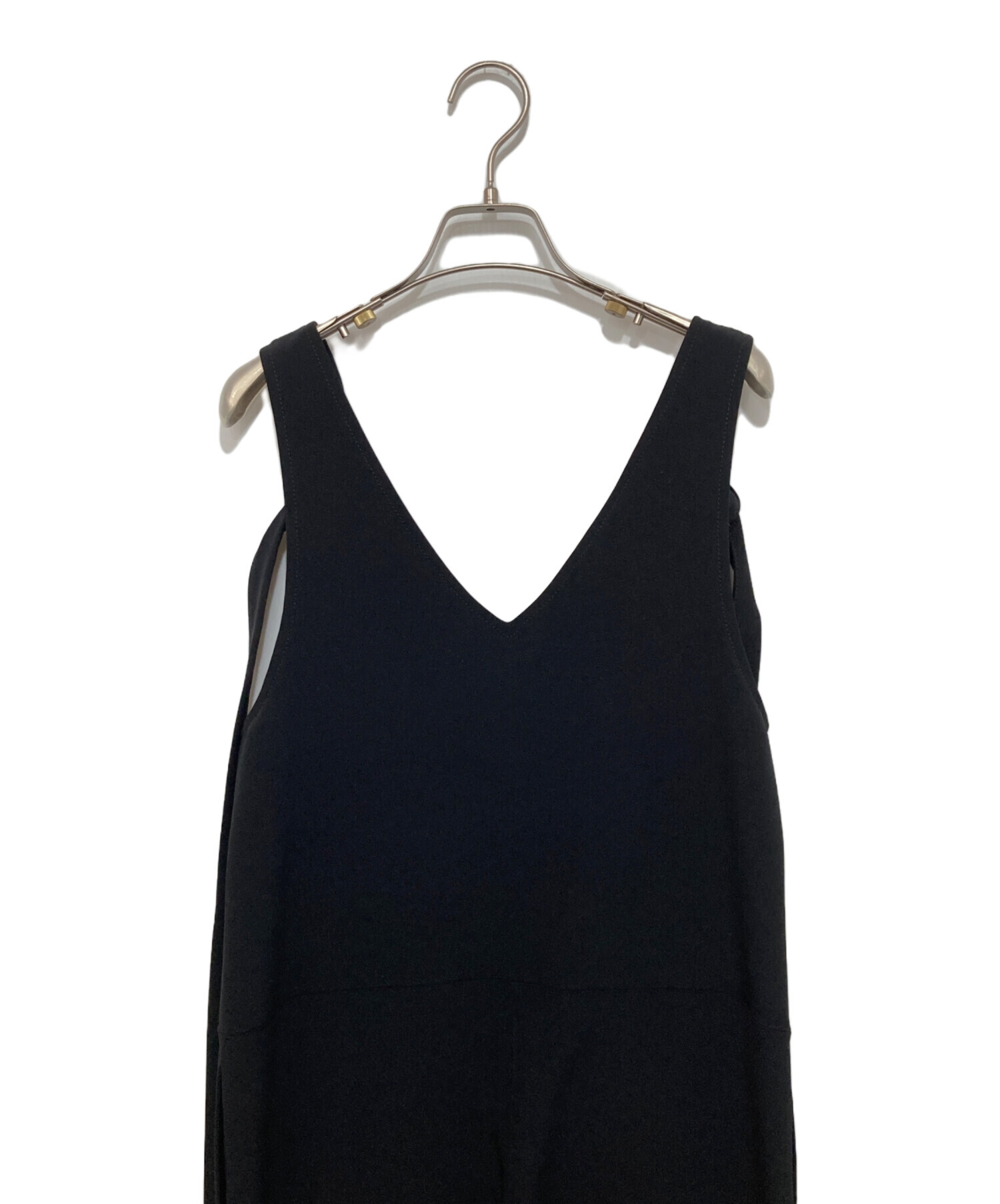 中古・古着通販】YORI (ヨリ) リボンサロペット YR2124-124AW ブラック