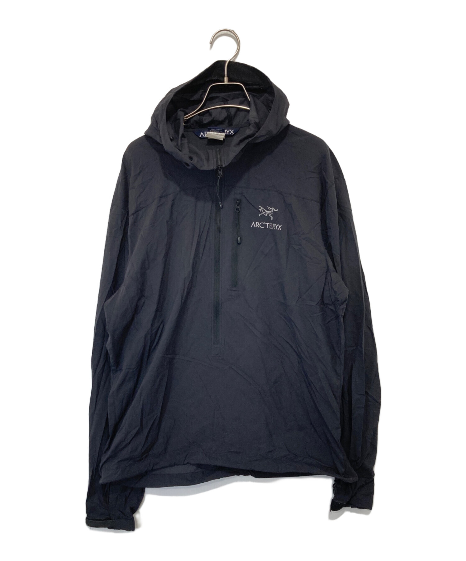 ARC'TERYX ナイロンパーカー 黒 ダーク 薄手 古着 中古・古着通販】ARC'TERYX (アークテリクス) ナイロンパーカー