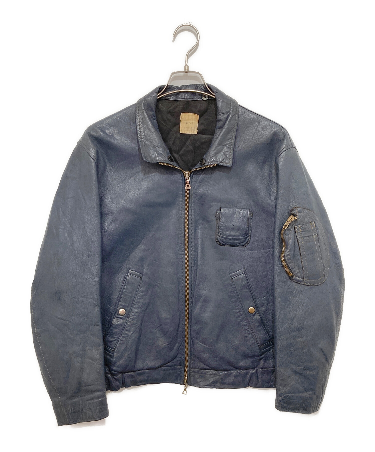 中古・古着通販】French Army (フランス軍) 70s Pilot Leather Jacket