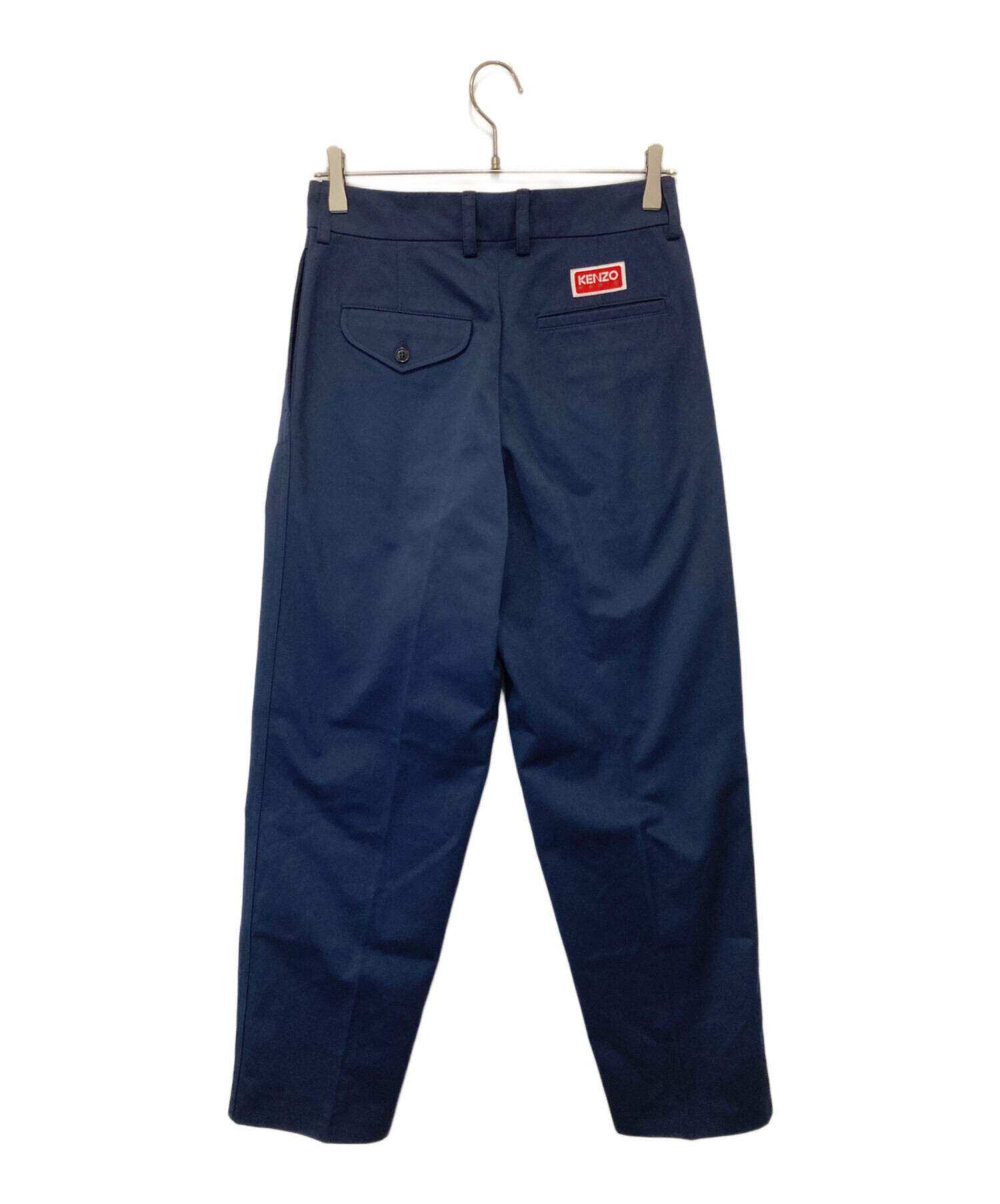 中古・古着通販】KENZO (ケンゾー) センタープレスパンツ ネイビー