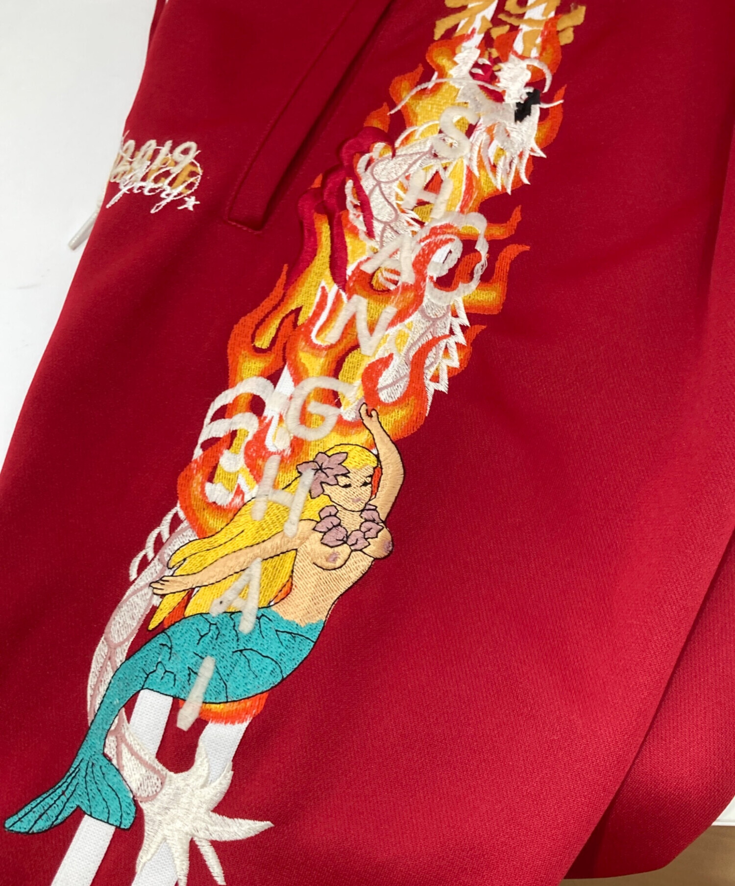 中古・古着通販】doublet (ダブレット) 19SS EMBROIDERY TRACK PANTS